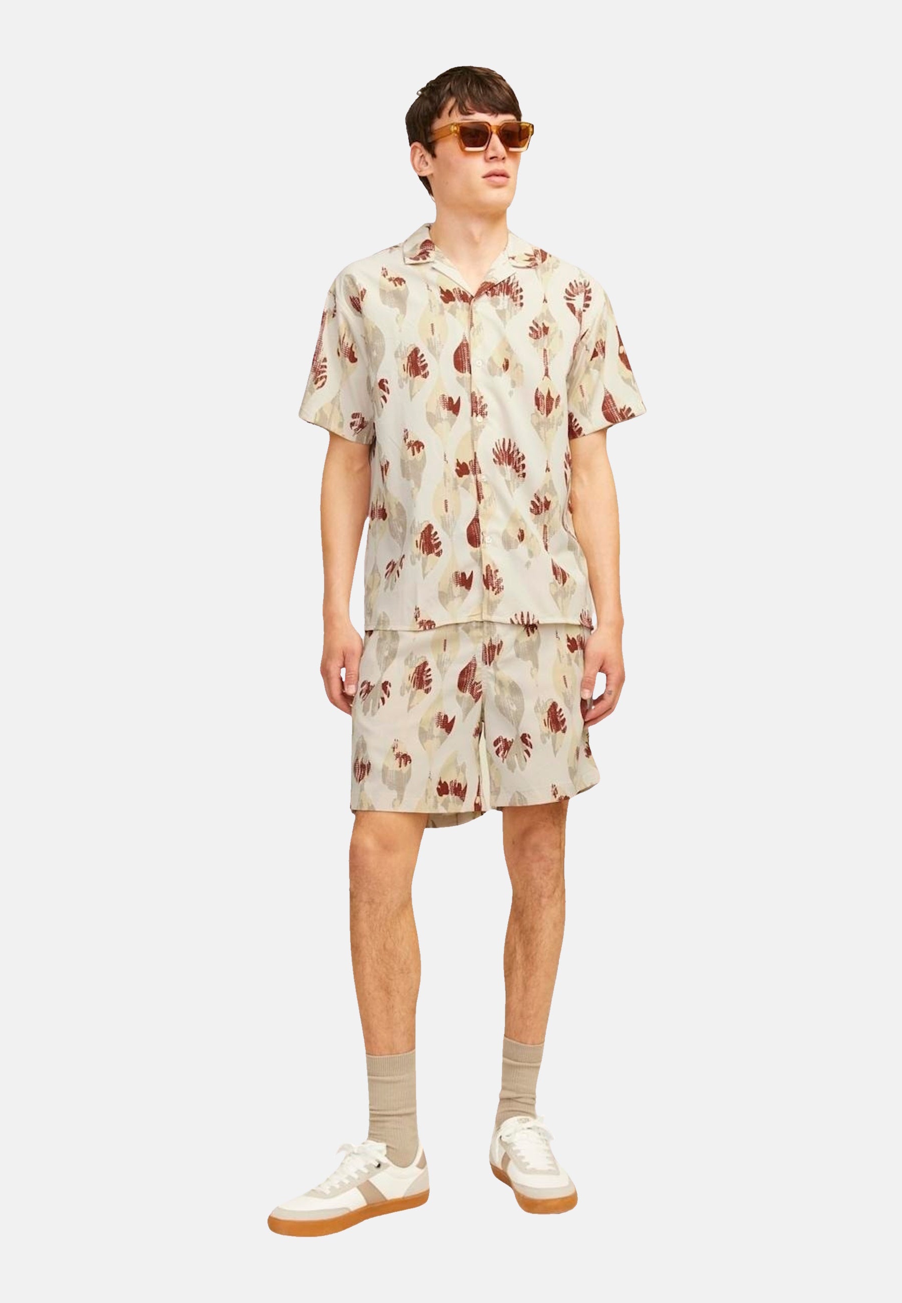 Jack & Jones JEFF JACQUARD Kurzarmhemd