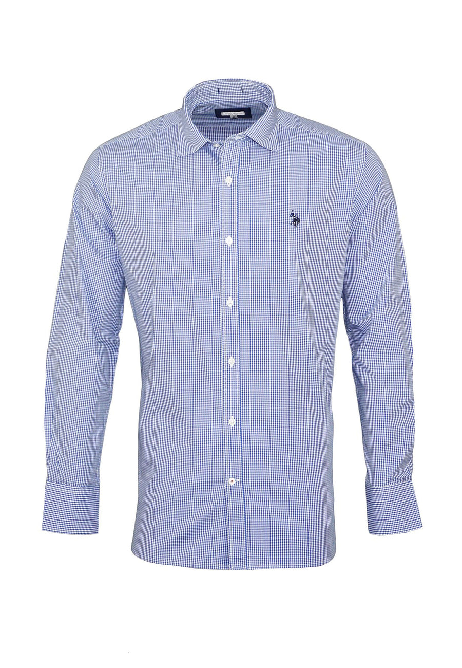 U.S. POLO Popline Langarmhemd Button Down Shirt
