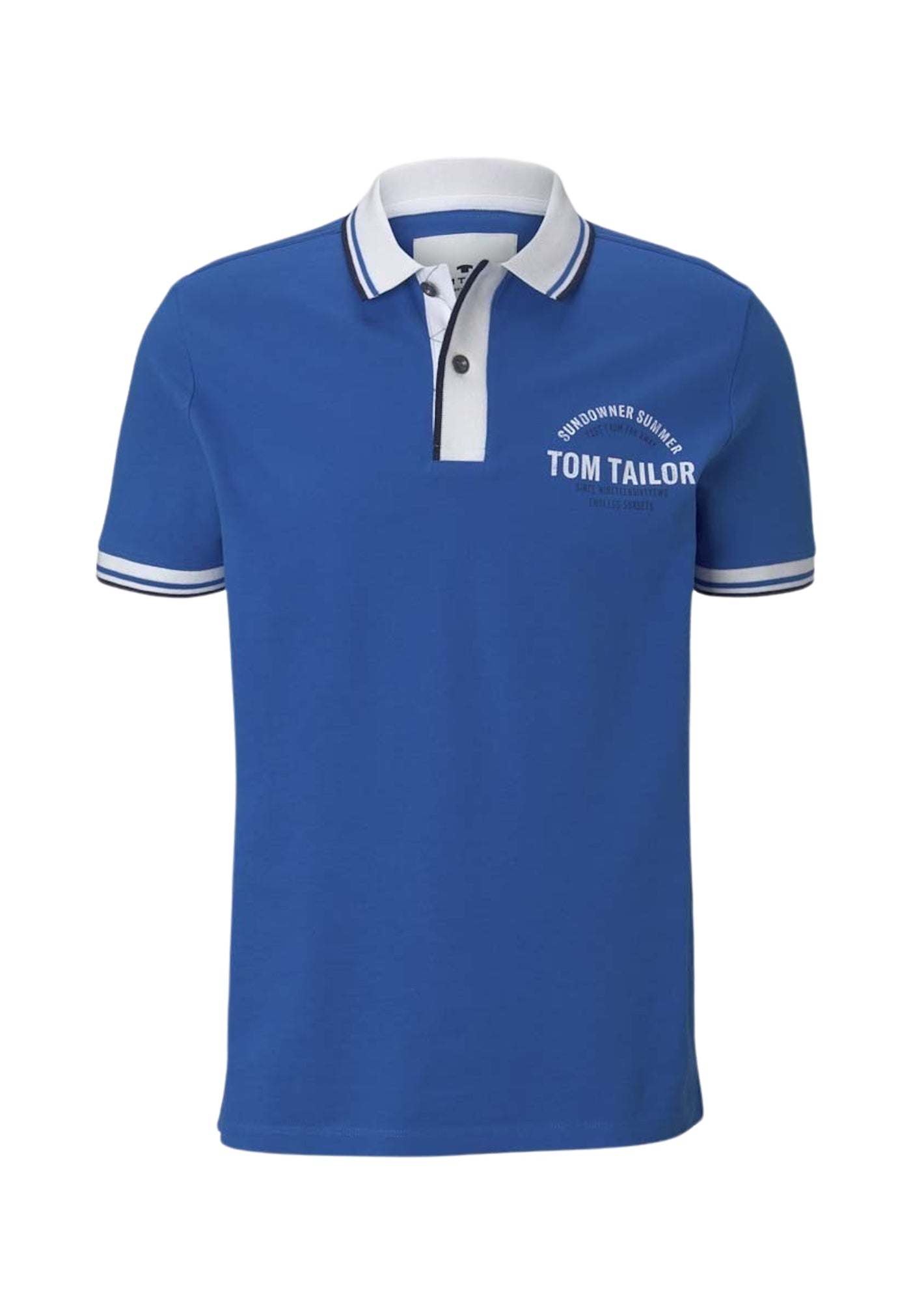 Tom Tailor Decorated Polo mit Print Shortleeve