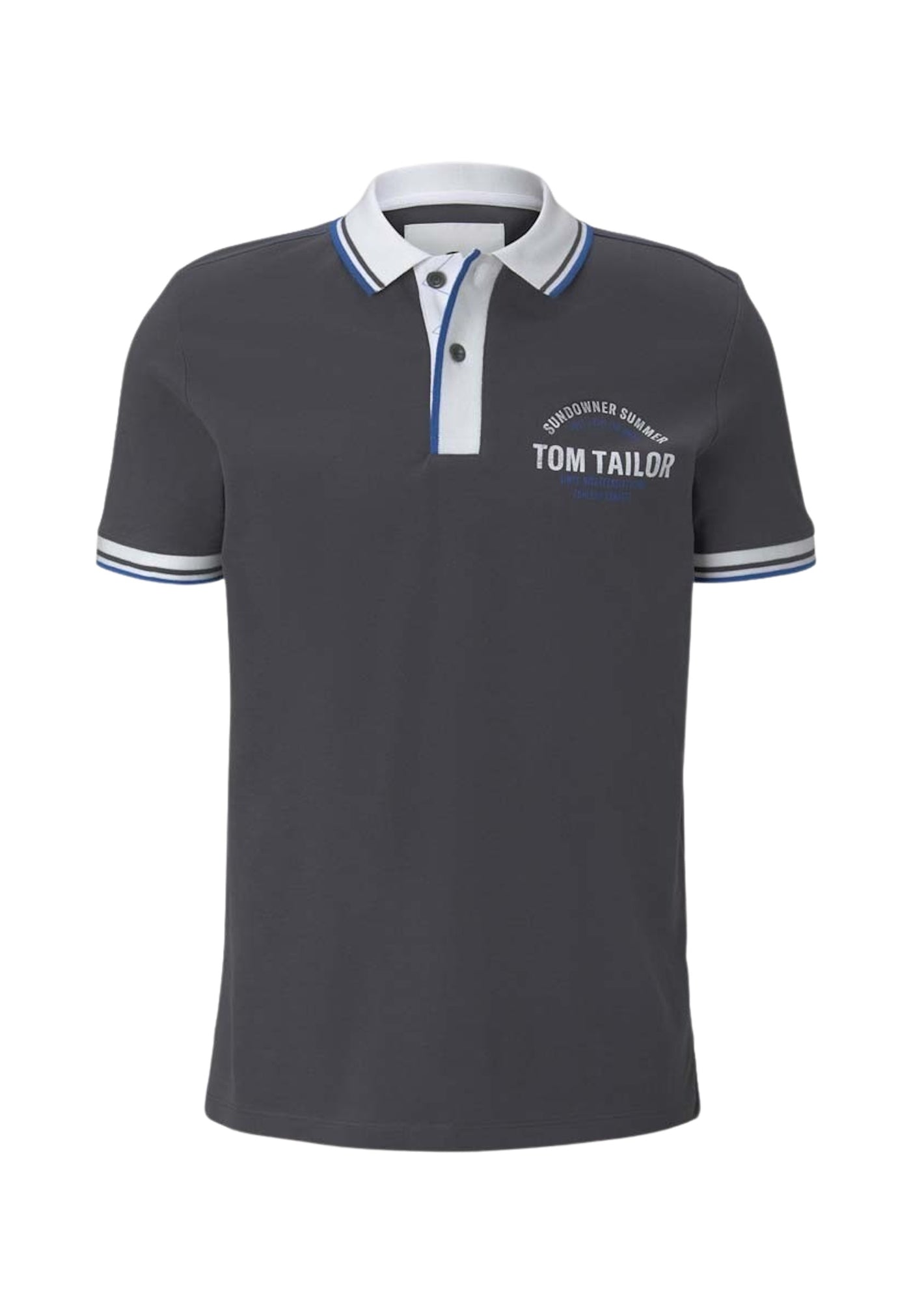 Tom Tailor Decorated Polo mit Print Shortleeve