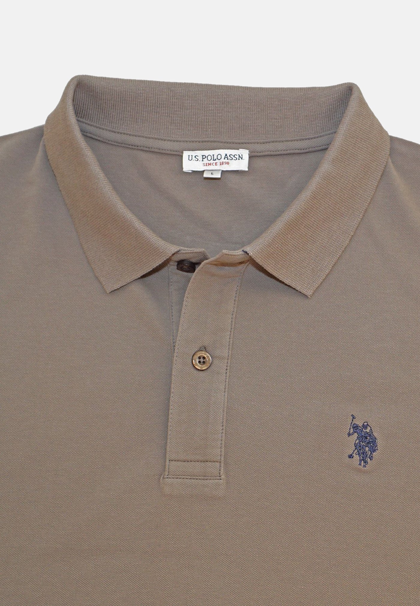 U.S. POLO Longsleeve mit Polokragen