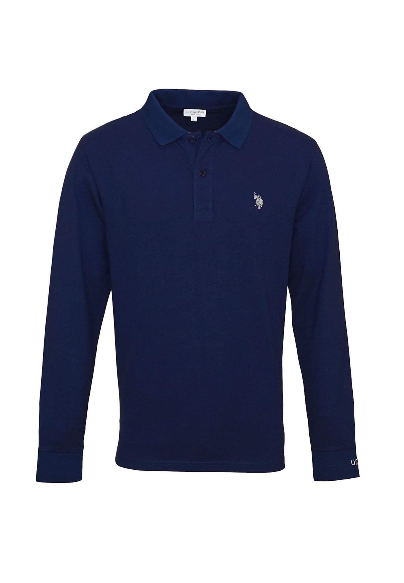 U.S. POLO Longsleeve mit Polokragen