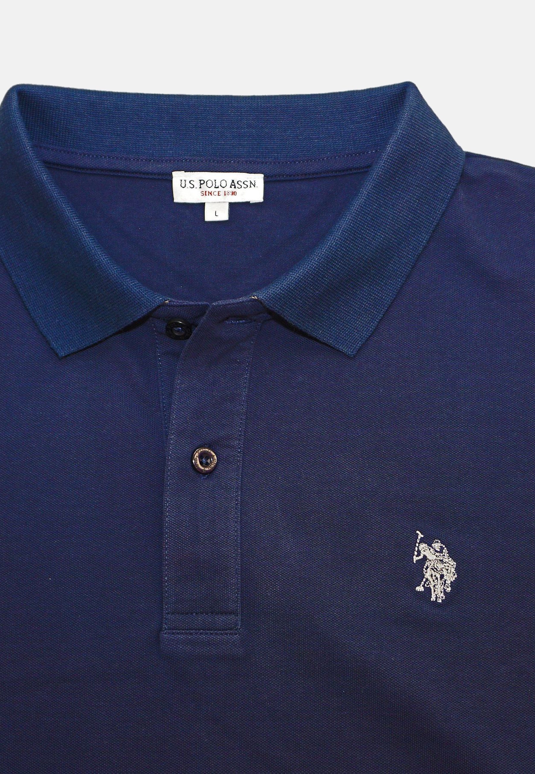 U.S. POLO Longsleeve mit Polokragen