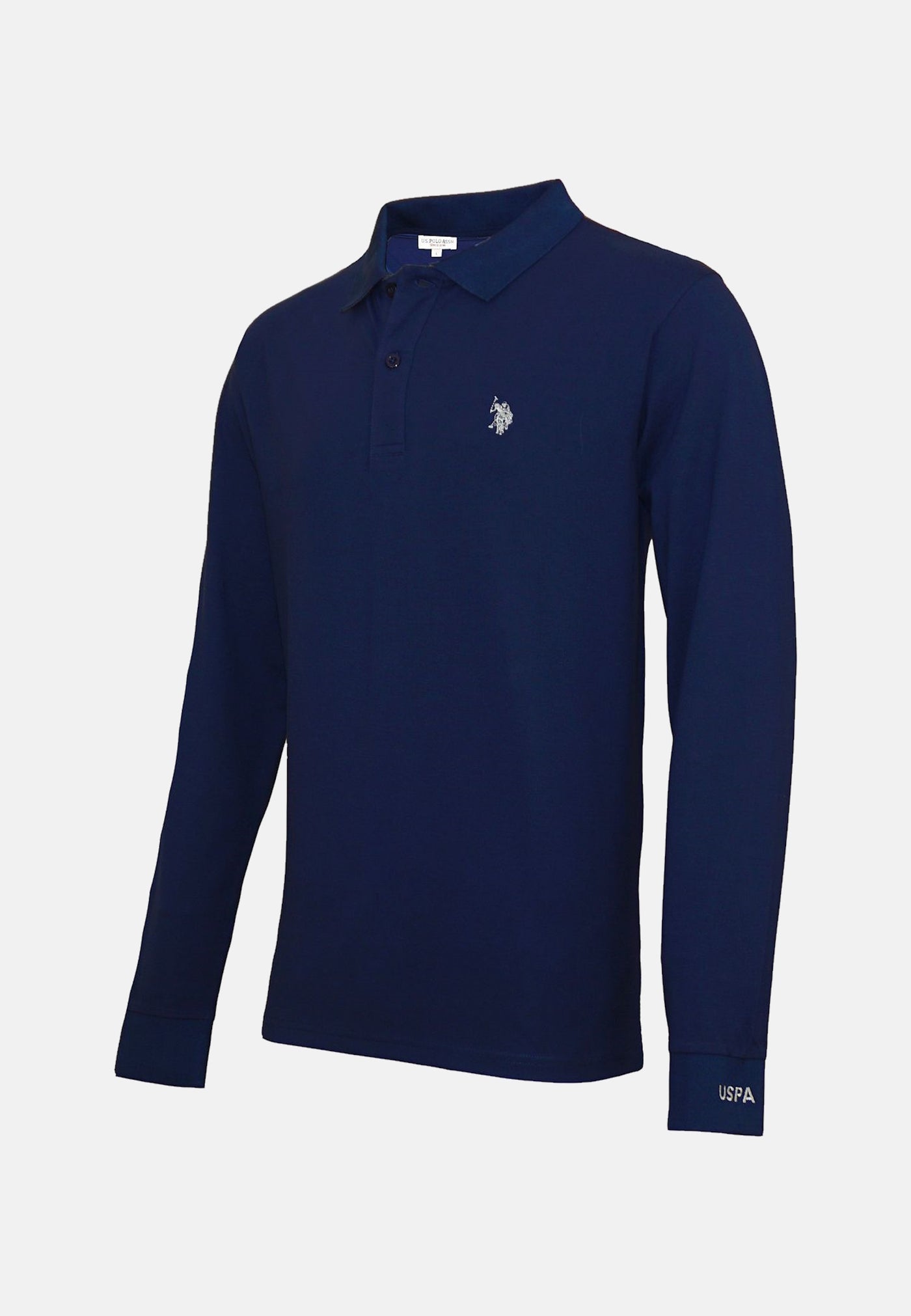 U.S. POLO Longsleeve mit Polokragen