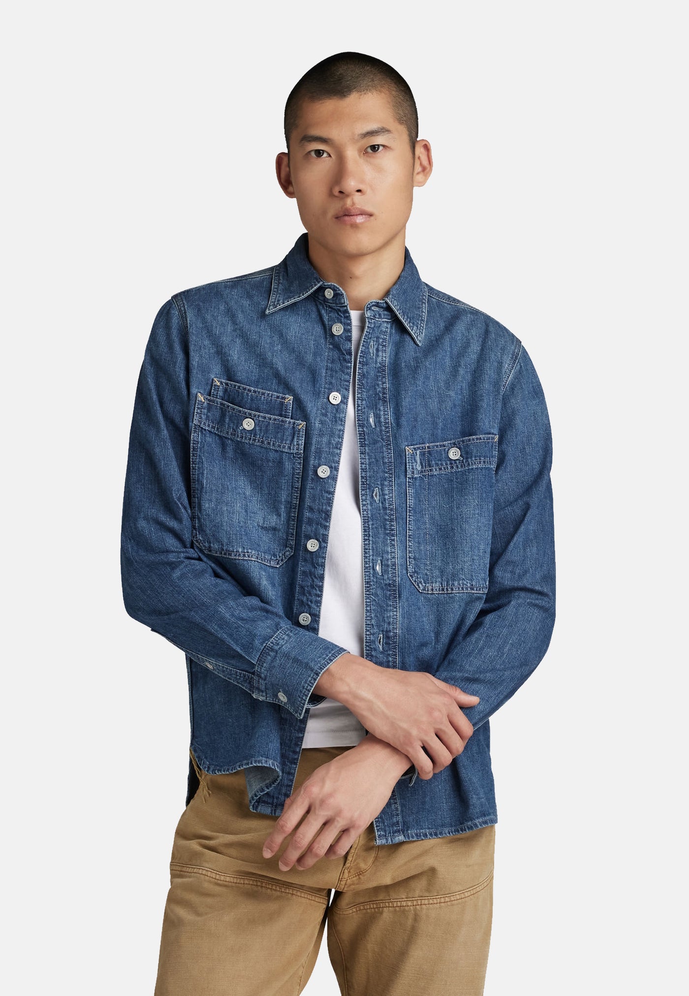 G-STAR NIMES Langarmhemd