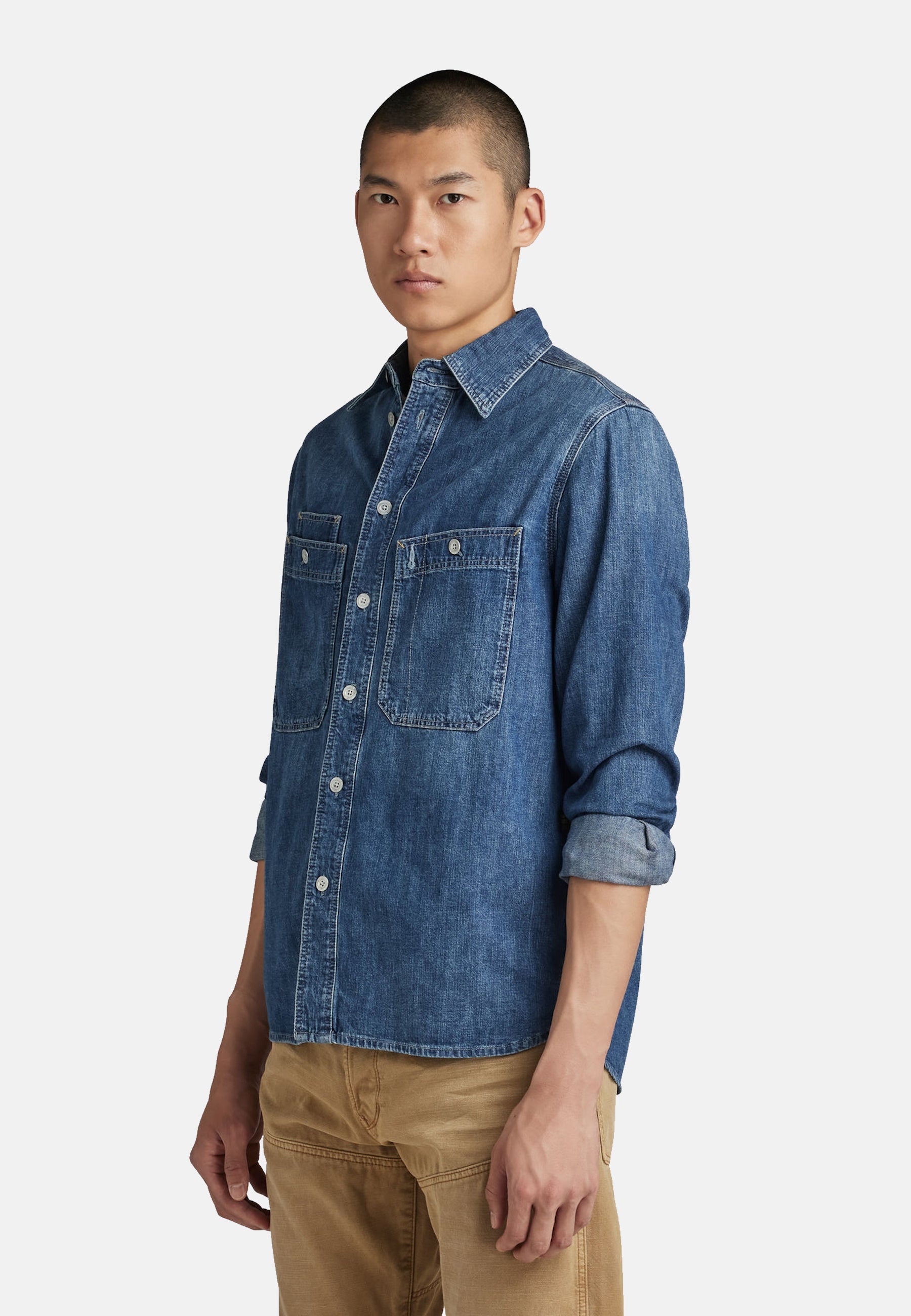 G-STAR NIMES Langarmhemd