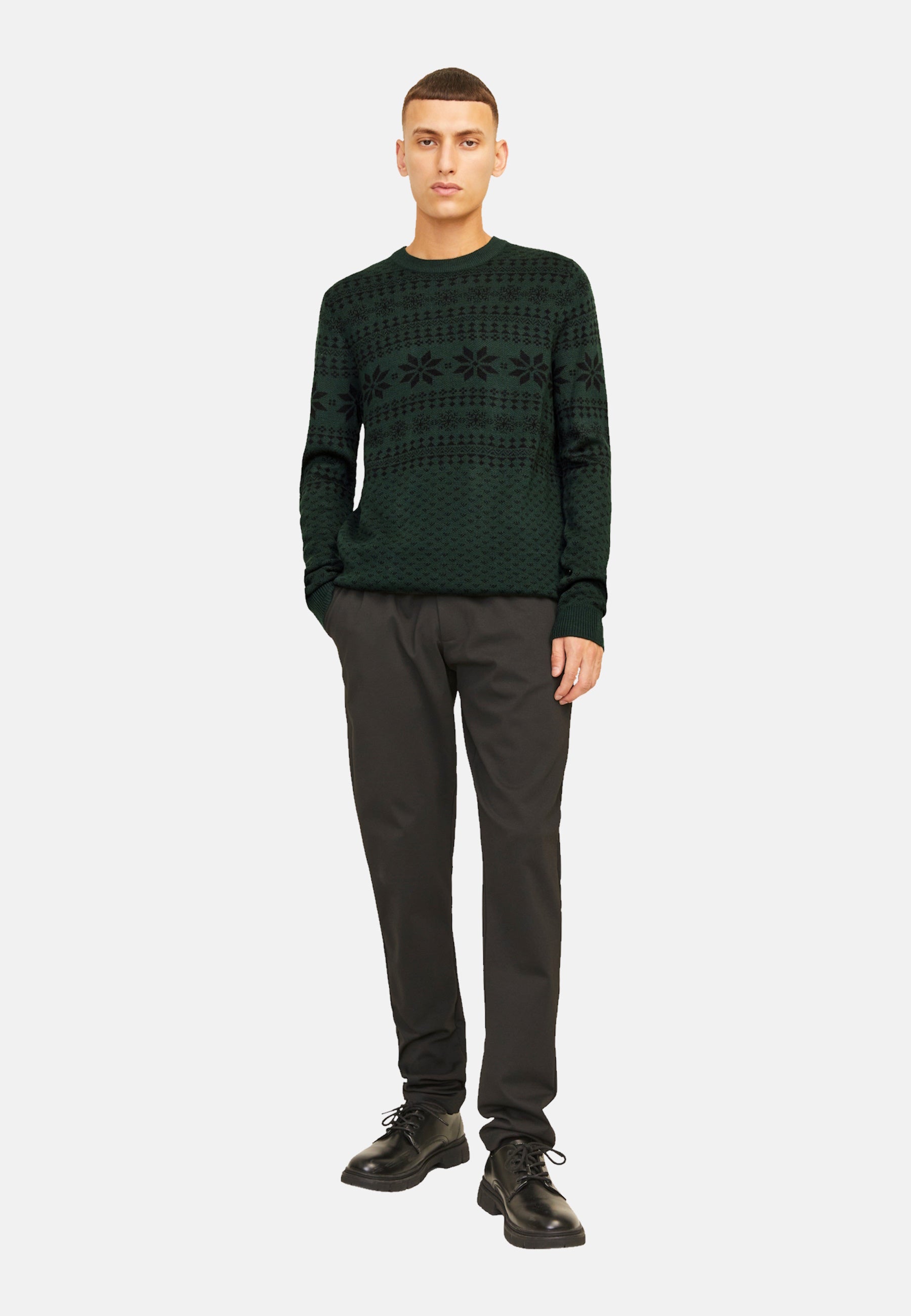 Jack & Jones XMAS GABRIEL Strickpullover R-Neck