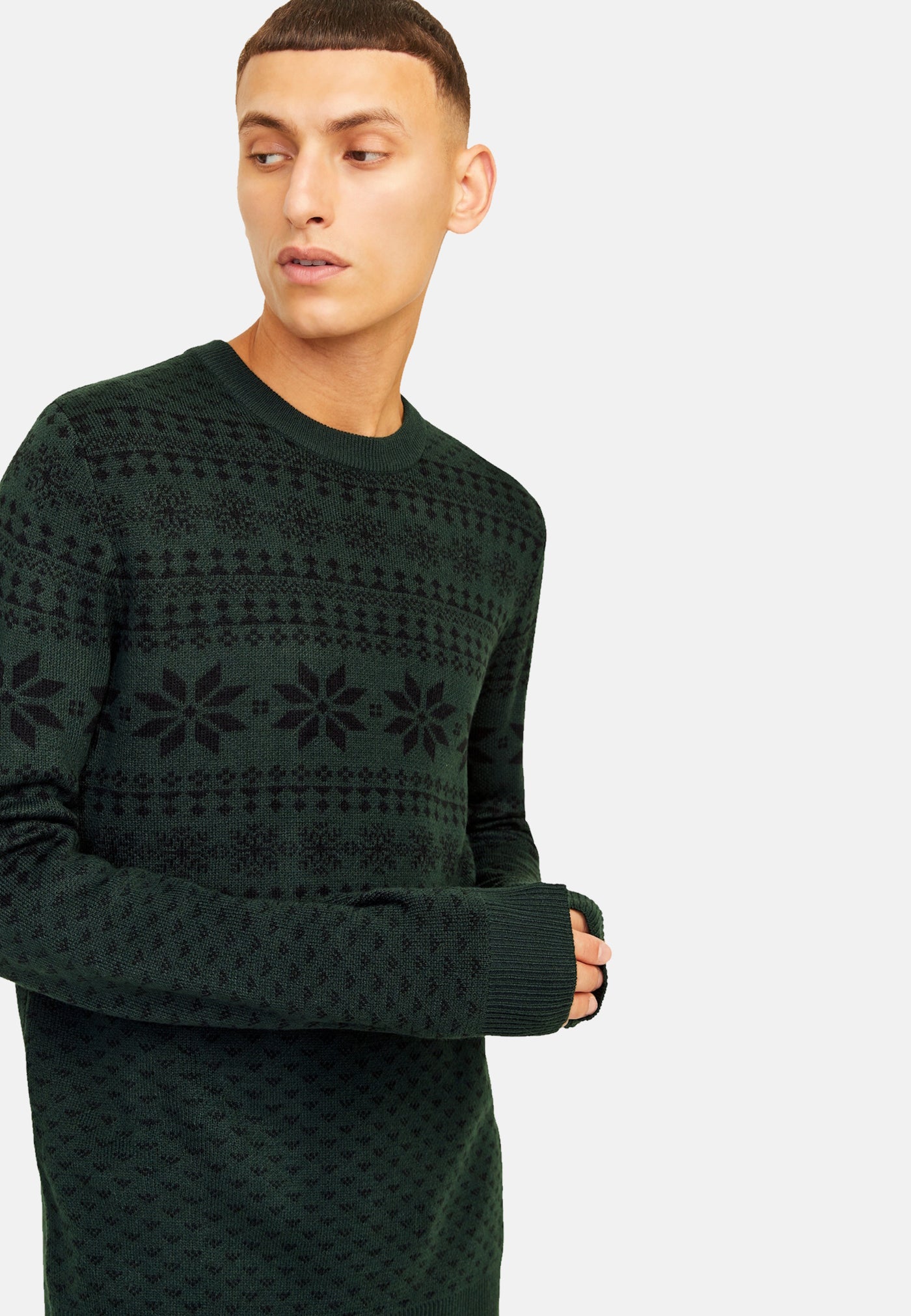 Jack & Jones XMAS GABRIEL Strickpullover R-Neck