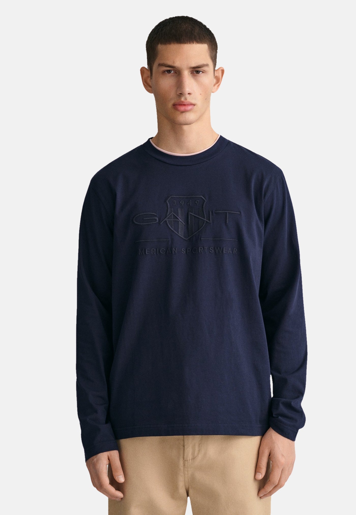 Gant Langarmshirt Tonal Shield