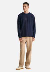 Gant Langarmshirt Tonal Shield