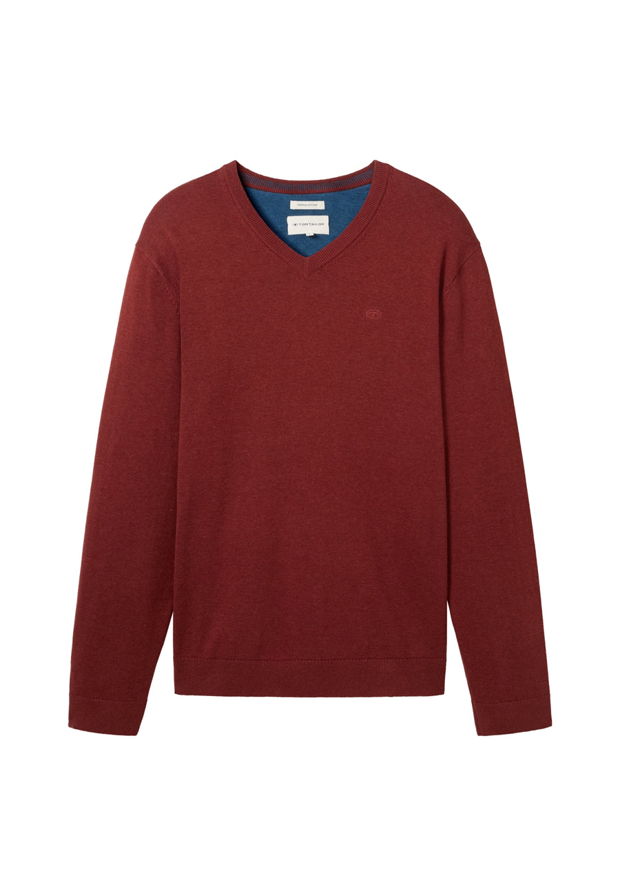 Tom Tailor Strickpullover V-Neck