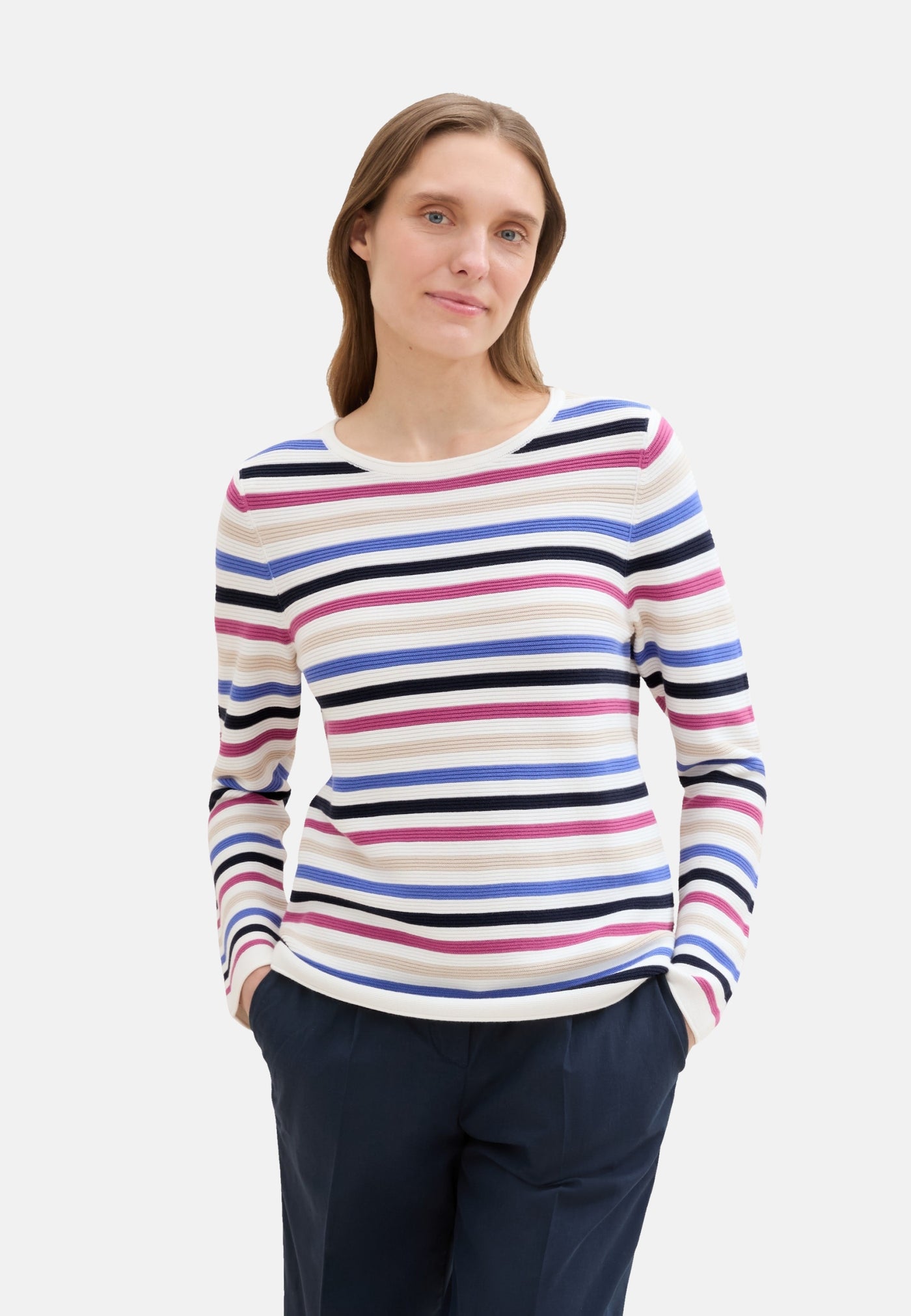 Tom Tailor Strickpullover R-Neck