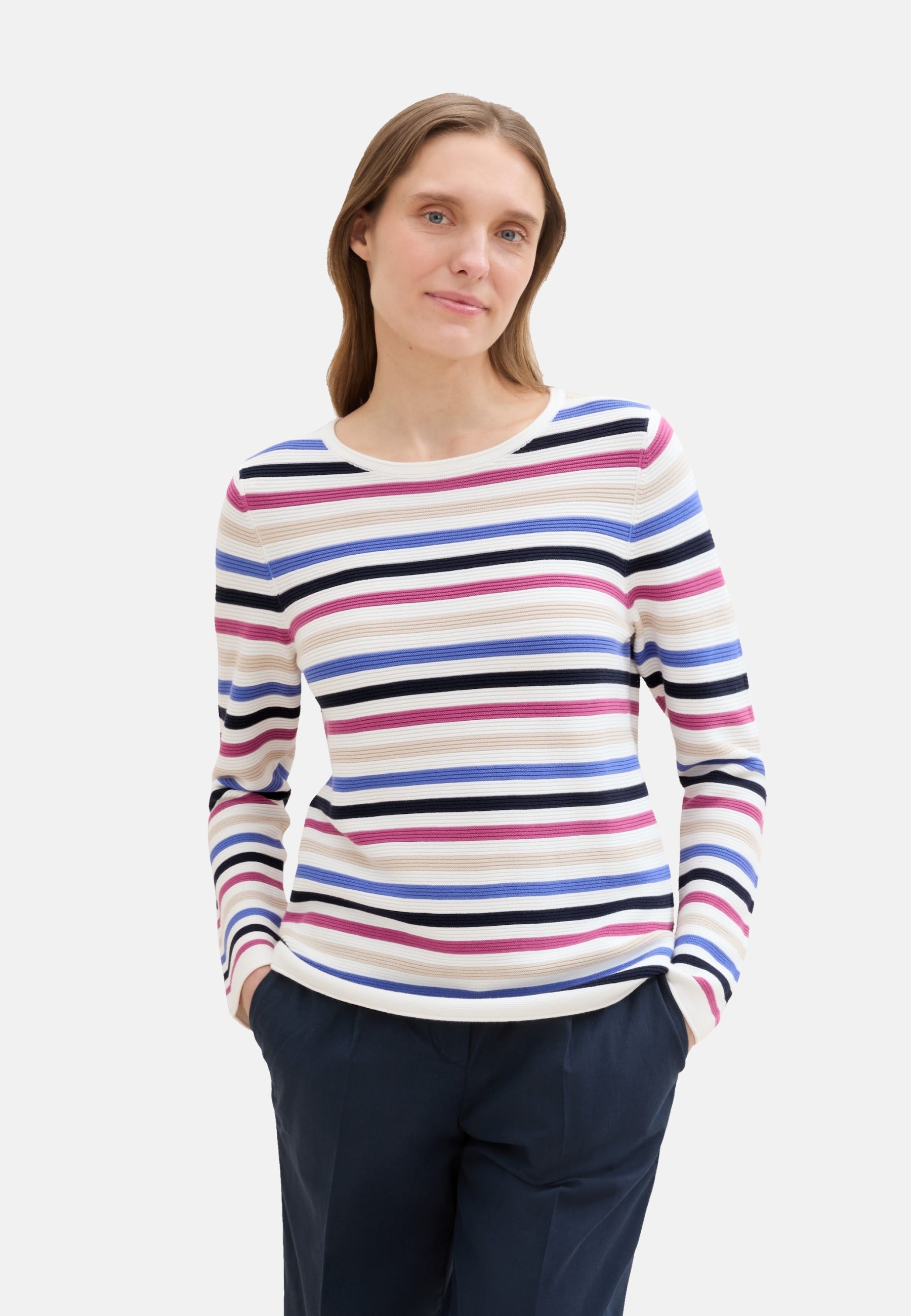 Tom Tailor Strickpullover R-Neck