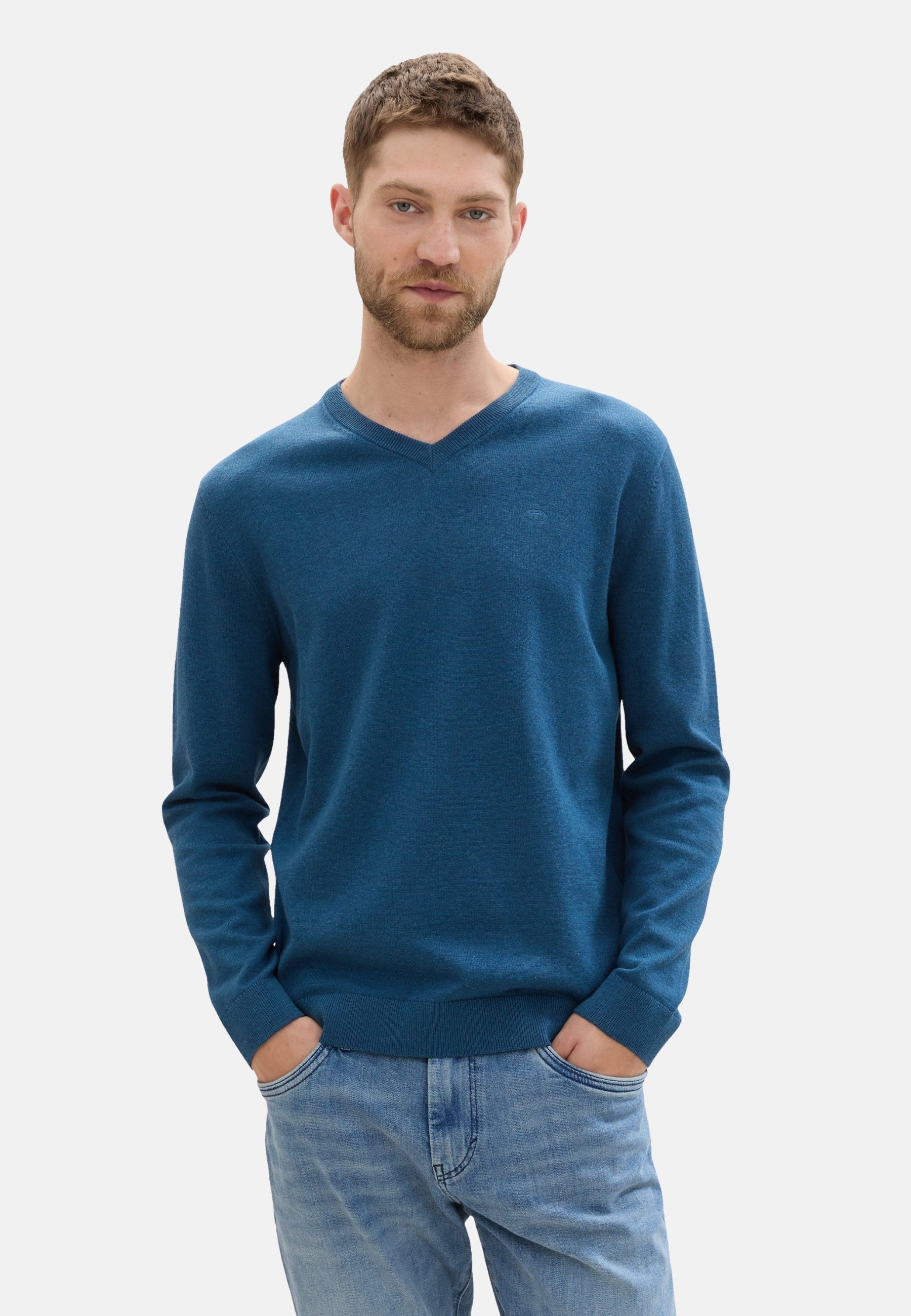 Tom Tailor Strickpullover V-Neck