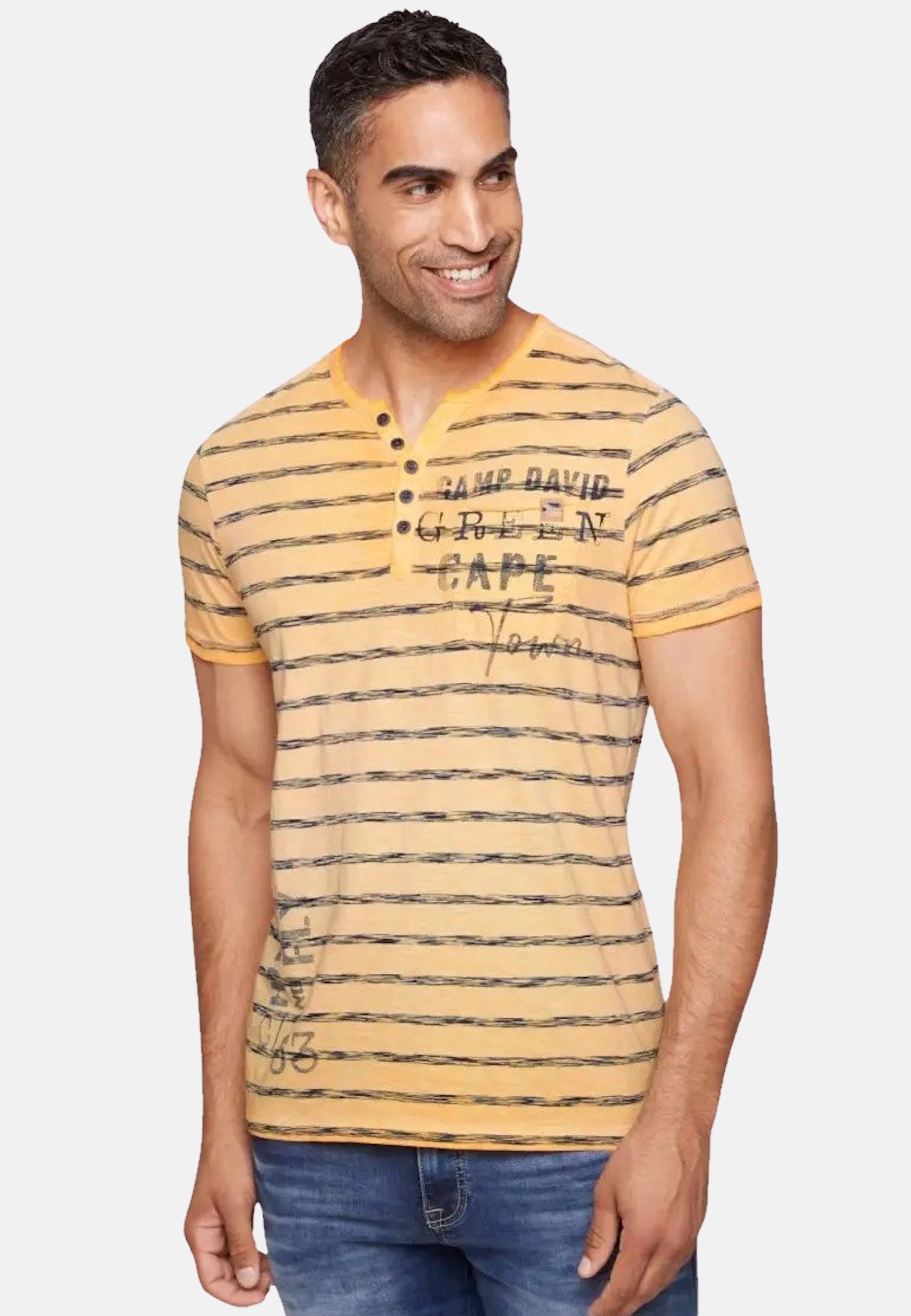 Camp David PARAGLIDING CAPE TOWN I Henley-Shirt