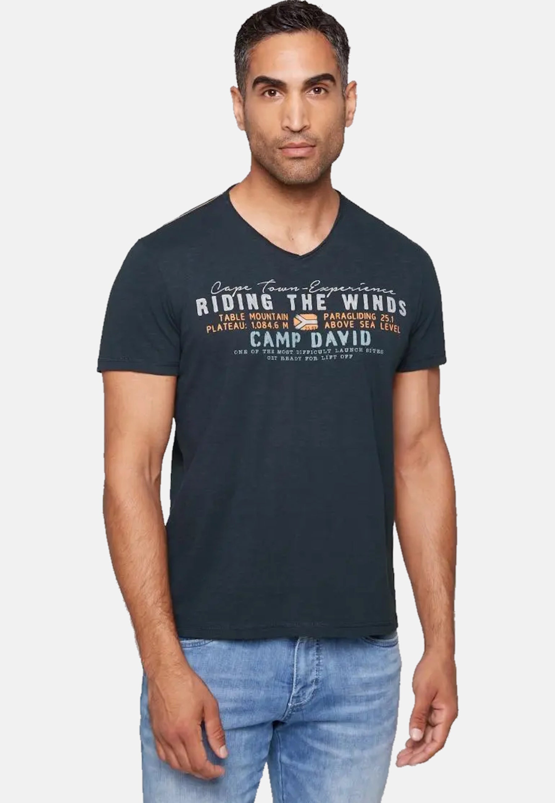 Camp David PARAGLIDING CAPE TOWN I Kurzarmshirt