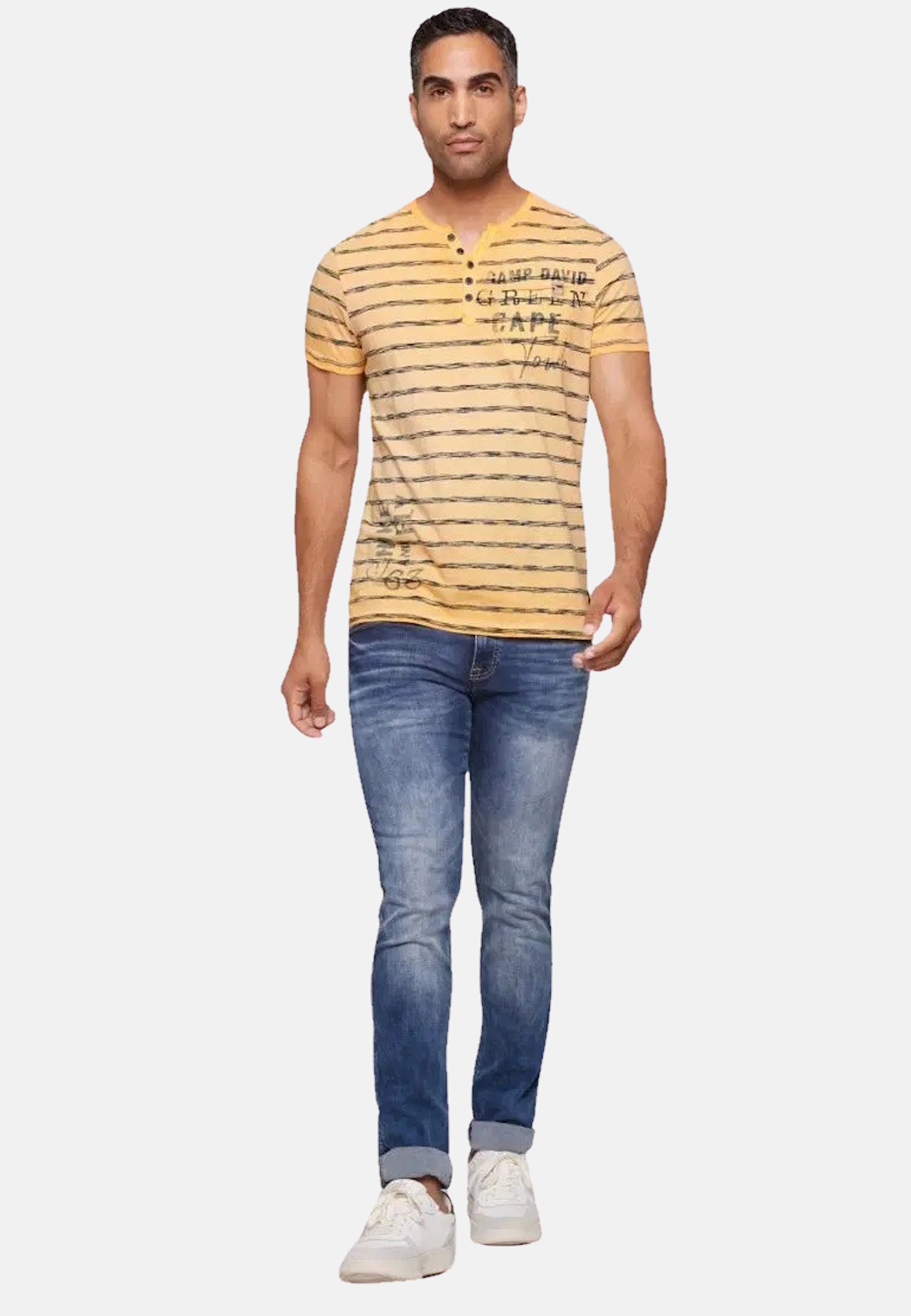 Camp David PARAGLIDING CAPE TOWN I Henley-Shirt