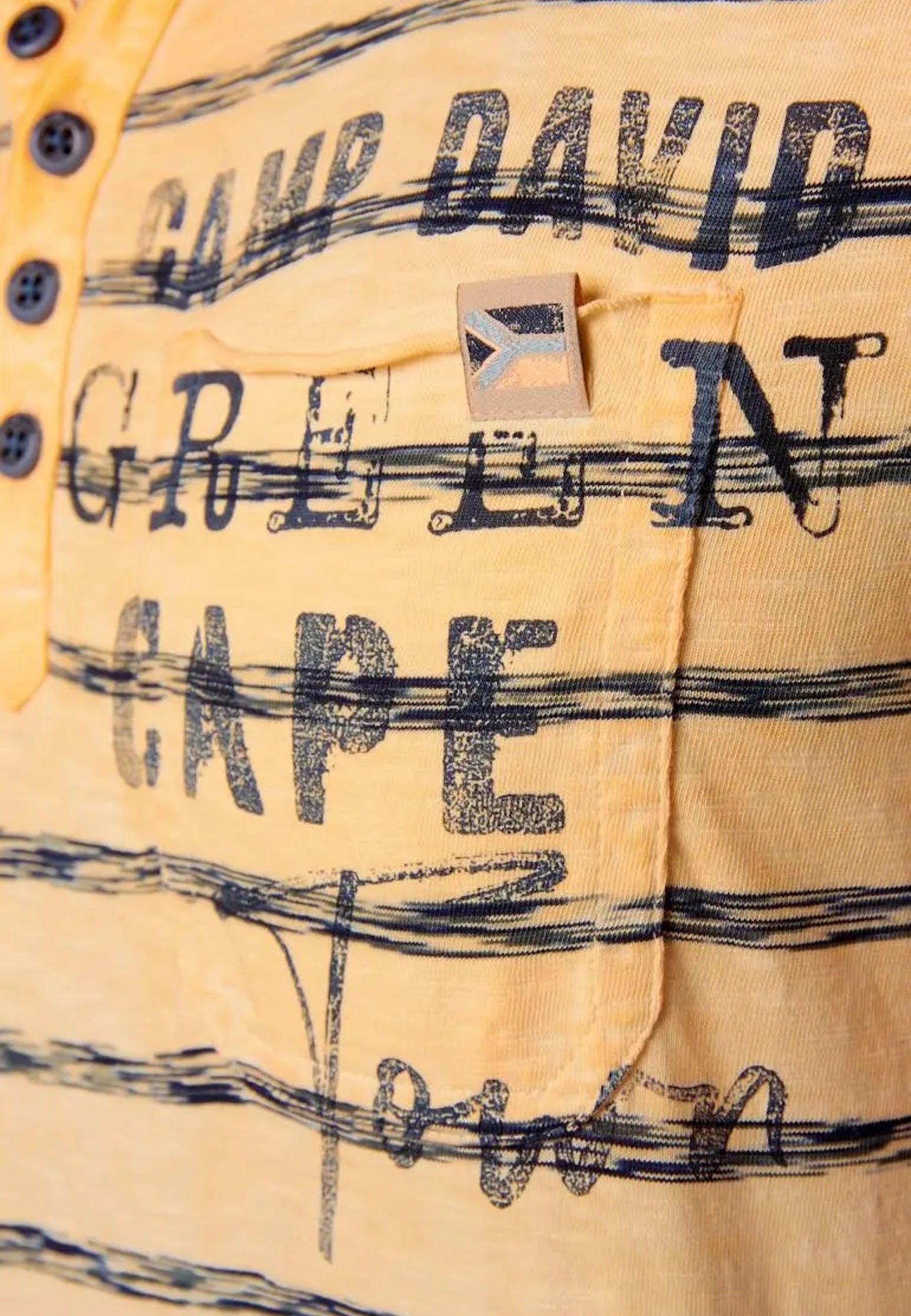 Camp David PARAGLIDING CAPE TOWN I Henley-Shirt