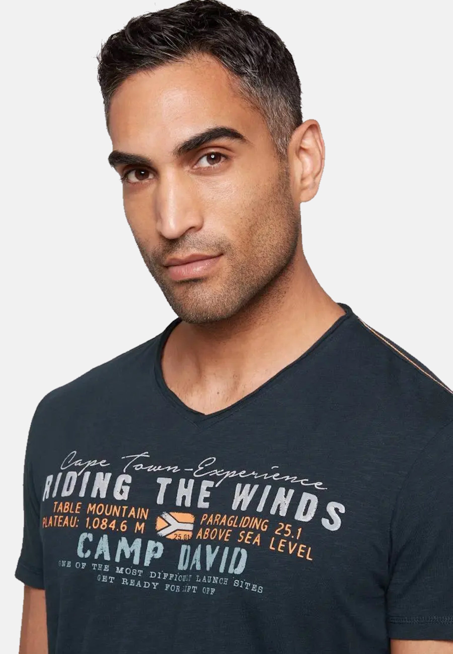 Camp David PARAGLIDING CAPE TOWN I Kurzarmshirt