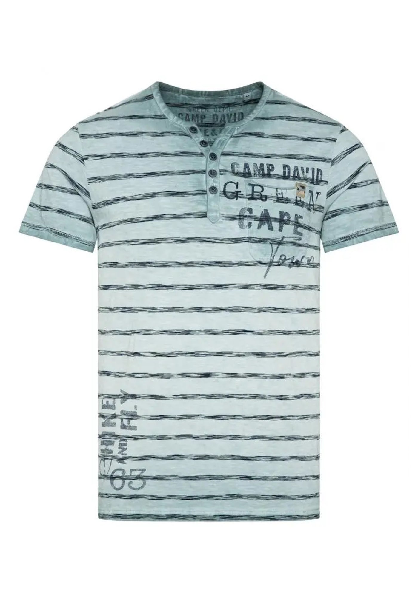 Camp David PARAGLIDING CAPE TOWN I Henley-Shirt