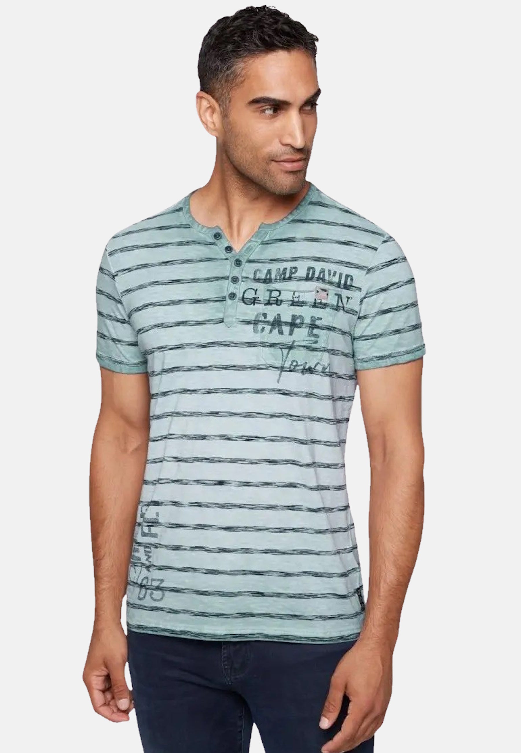 Camp David PARAGLIDING CAPE TOWN I Henley-Shirt