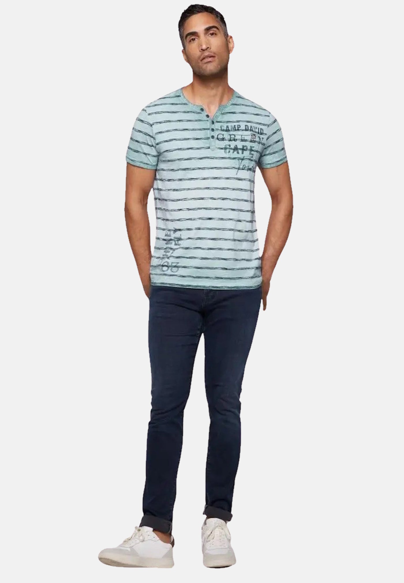 Camp David PARAGLIDING CAPE TOWN I Henley-Shirt