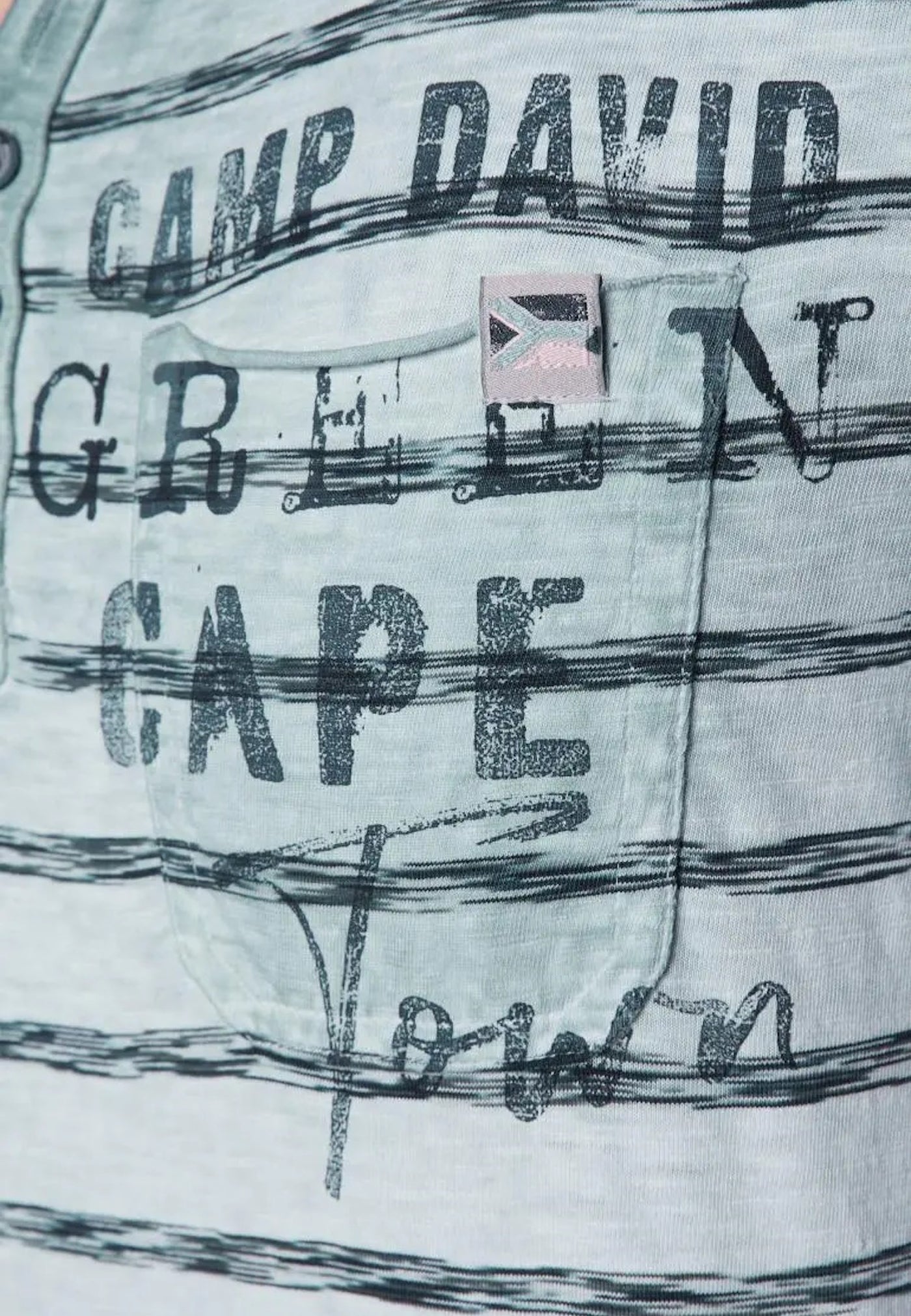 Camp David PARAGLIDING CAPE TOWN I Henley-Shirt