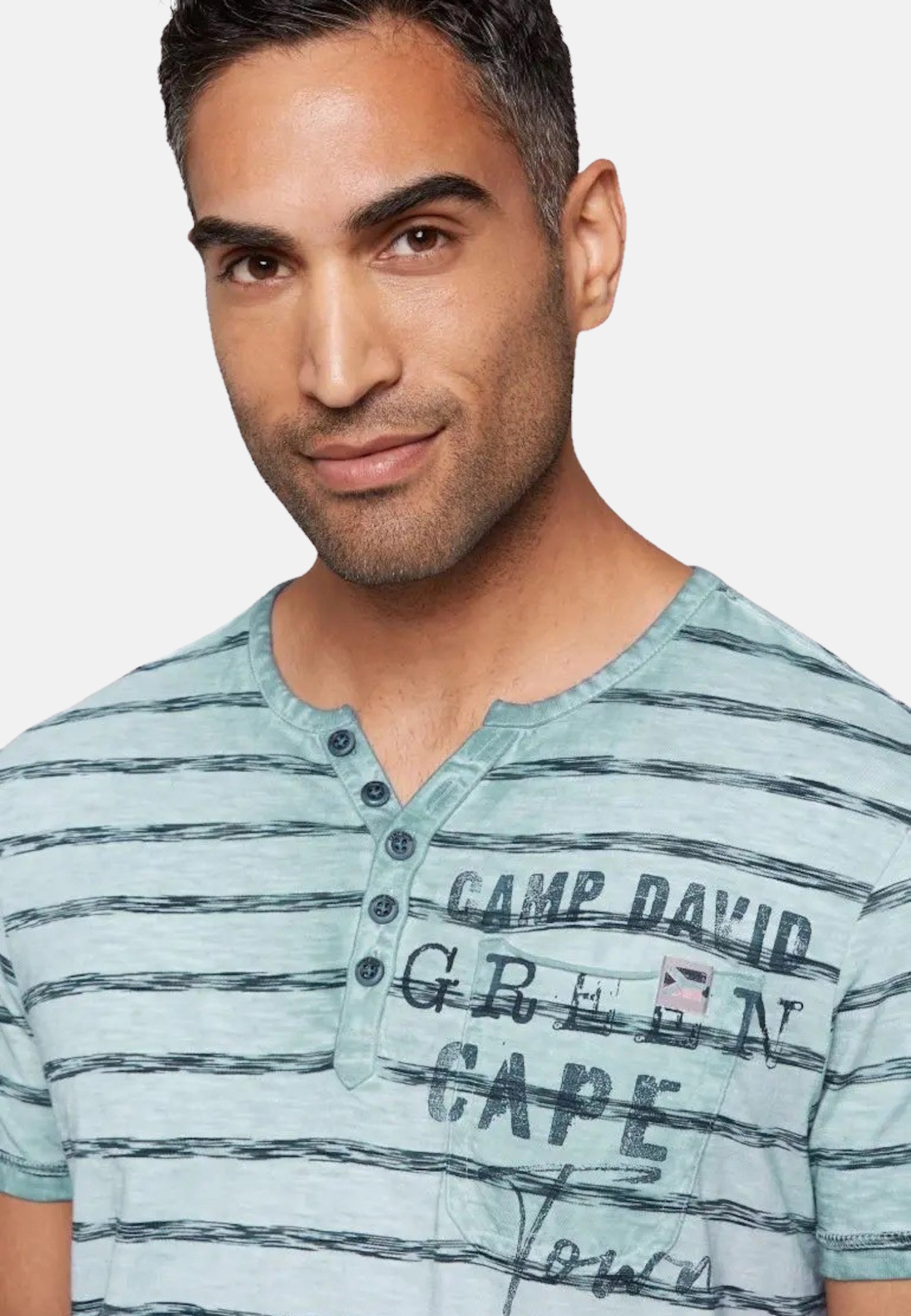 Camp David PARAGLIDING CAPE TOWN I Henley-Shirt