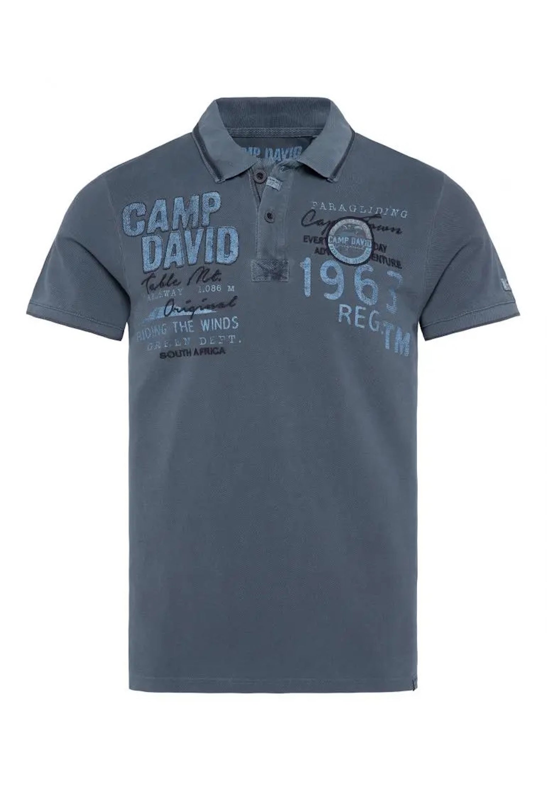 Camp David PARAGLIDING CAPE TOWN I Polo-Kurzarmshirt