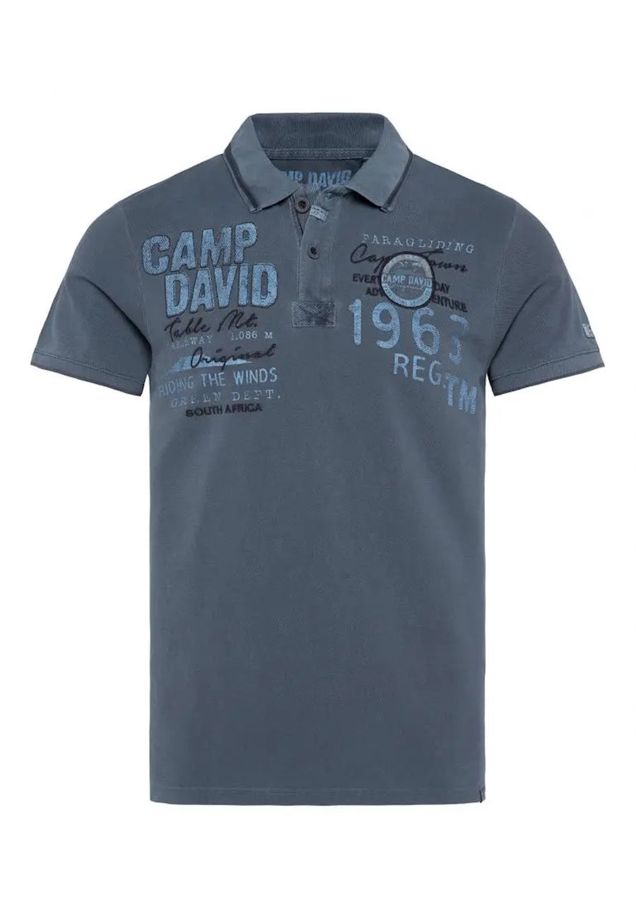 Camp David PARAGLIDING CAPE TOWN I Polo-Kurzarmshirt