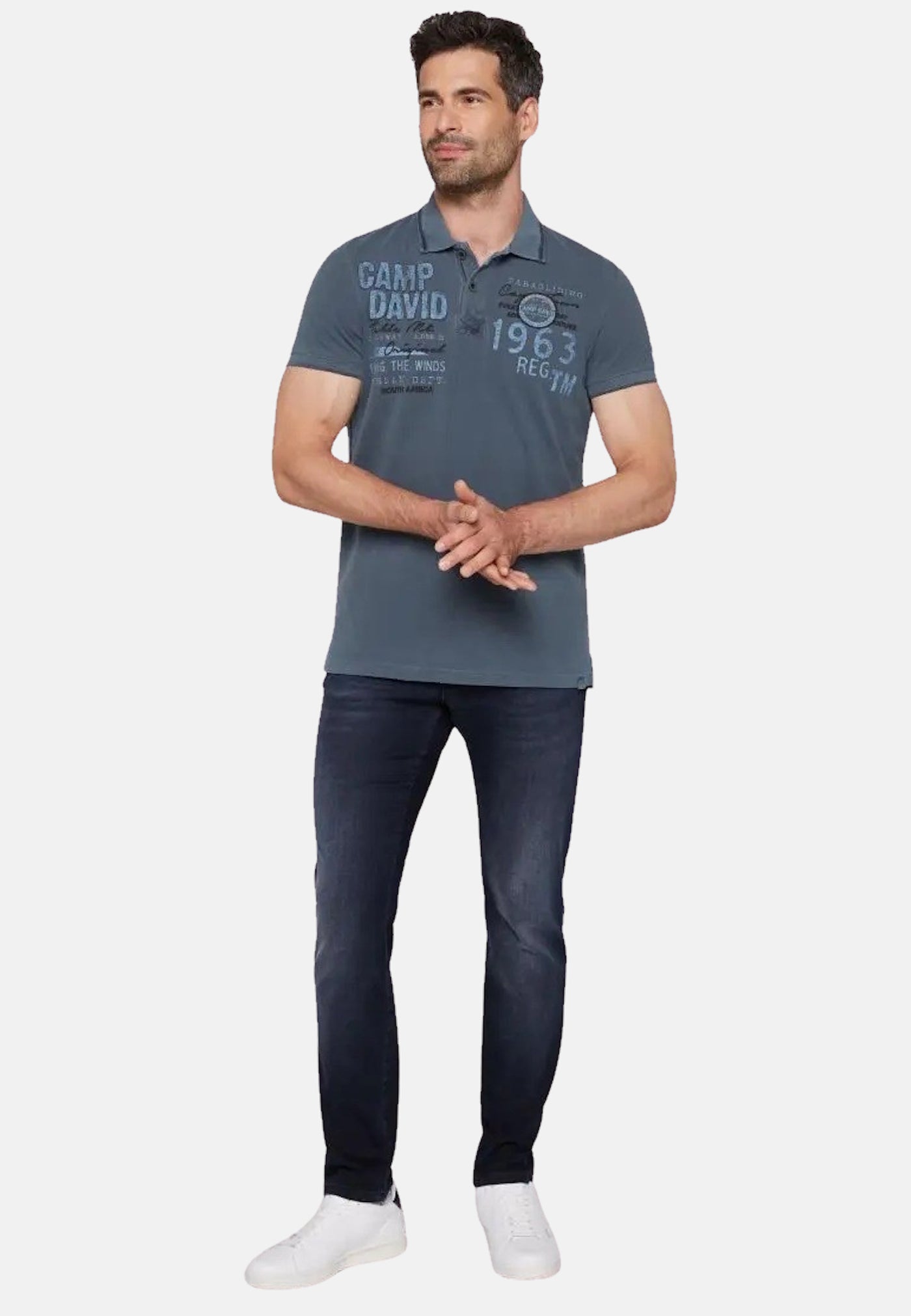 Camp David PARAGLIDING CAPE TOWN I Polo-Kurzarmshirt
