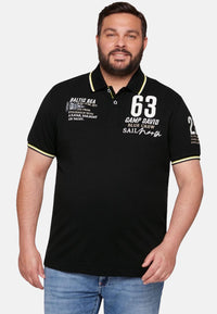 Camp David CRUISE NORTH Kurzarmshirt mit Polokragen
