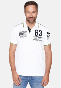 Camp David CRUISE NORTH Kurzarmshirt mit Polokragen