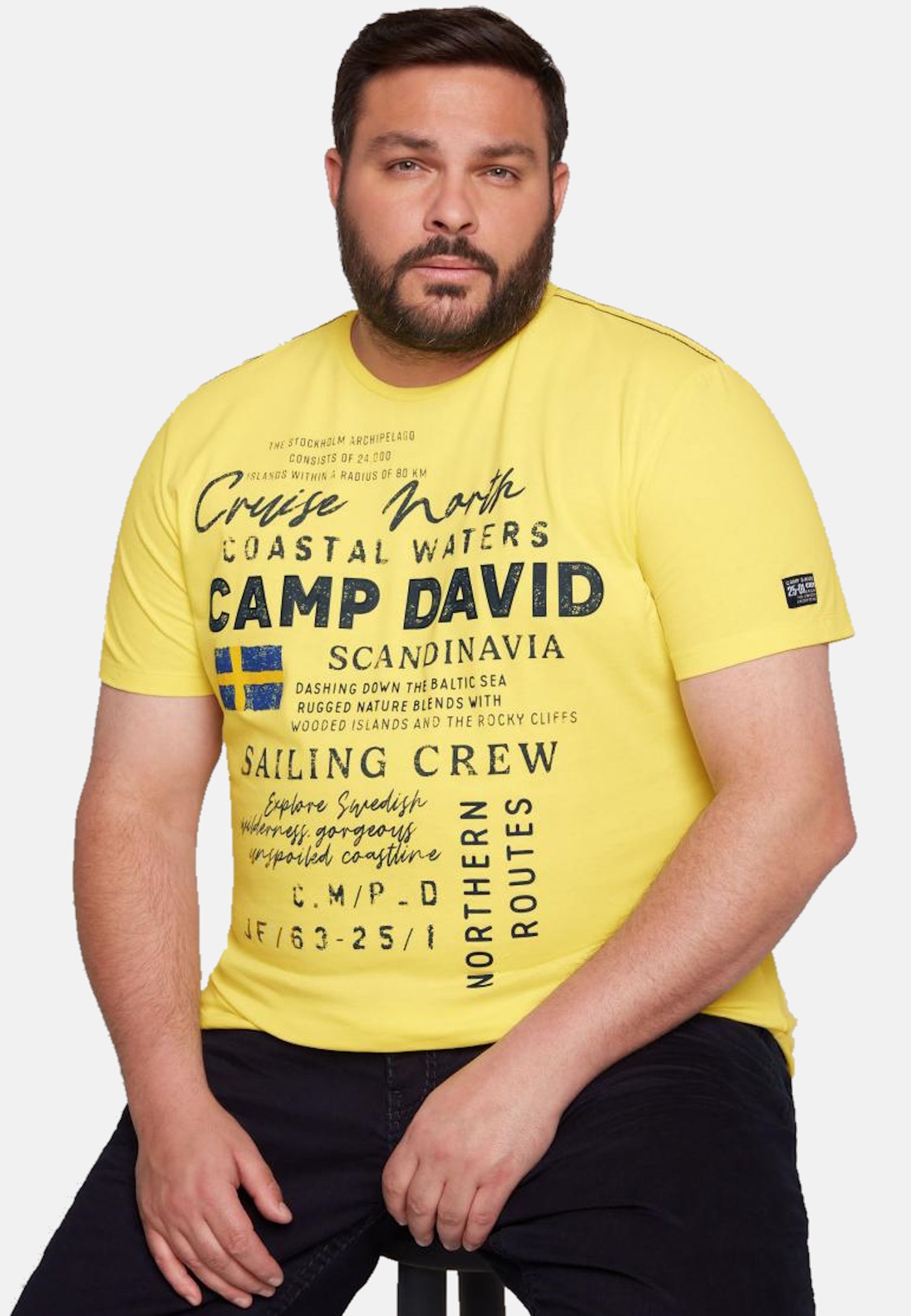 Camp David CRUISE NORTH Kurzarmshirt
