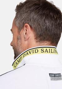 Camp David CRUISE NORTH Kurzarmshirt mit Polokragen