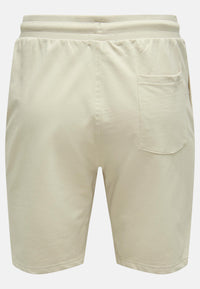 Only & Sons Unifarbene kurze Hose Neil Sweat Shorts mit Kordelzug, Seitentaschen und Gesäßtasche in Regular Fit