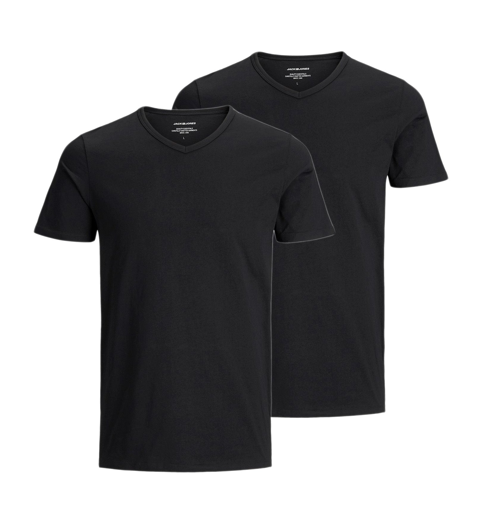 Jack & Jones T-Shirt im 2er Pack JJ BASIC V-NECK TEE
