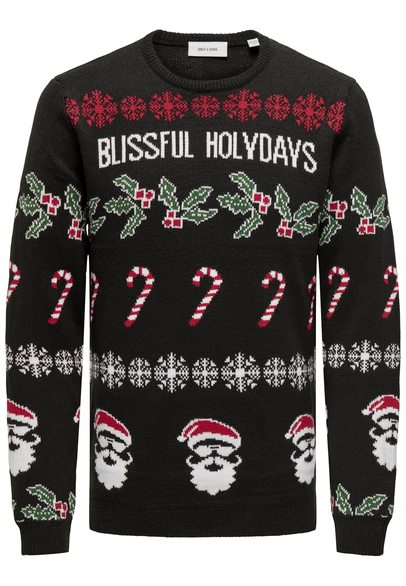 Only & Sons XMAS ALLOVER Strickpullover R-Neck