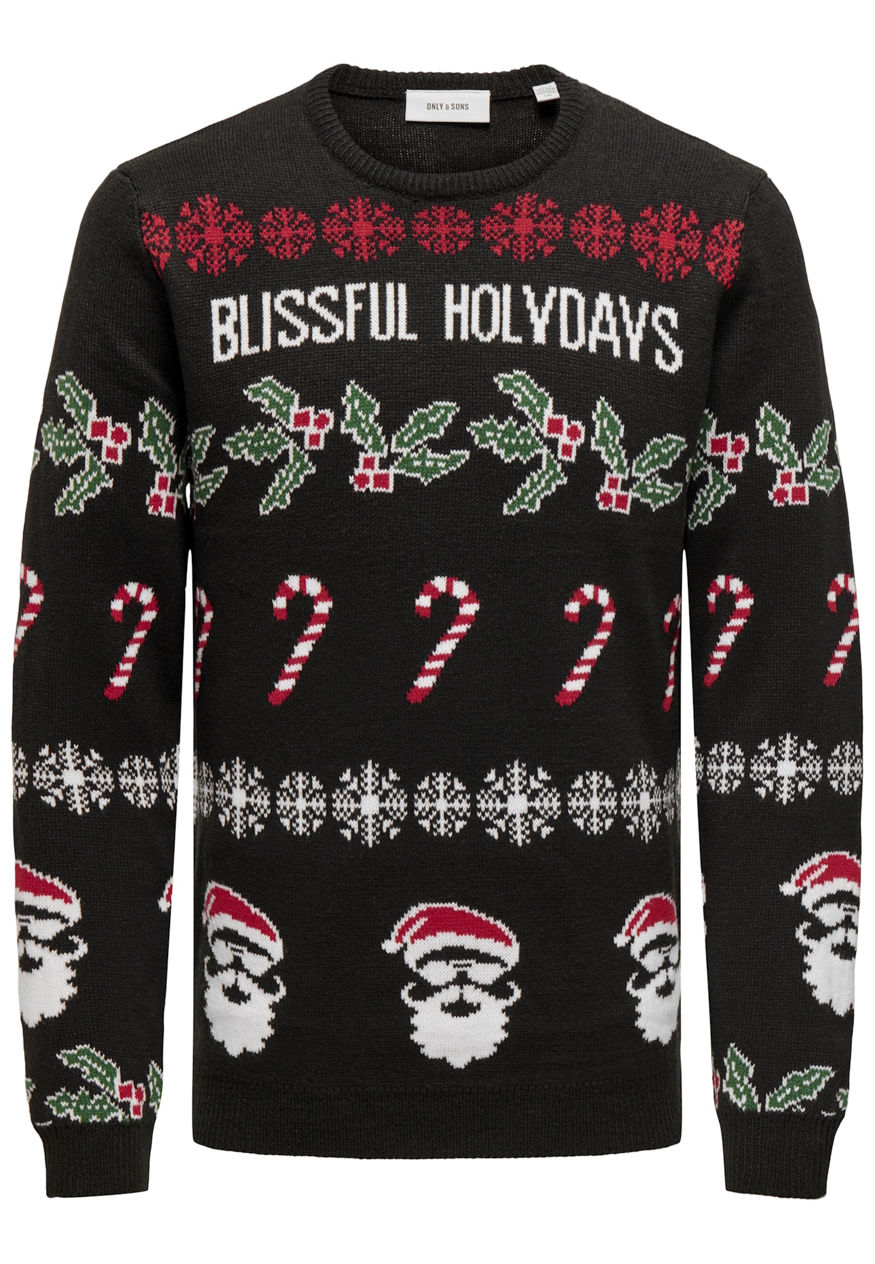 Only & Sons XMAS ALLOVER Strickpullover R-Neck