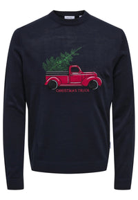 Only & Sons XMAS APLICATION Strickpullover R-Neck