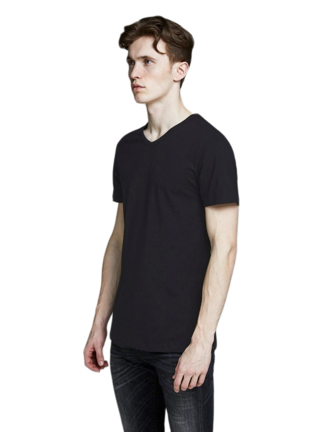 Jack & Jones T-Shirt im 2er Pack JJ BASIC V-NECK TEE