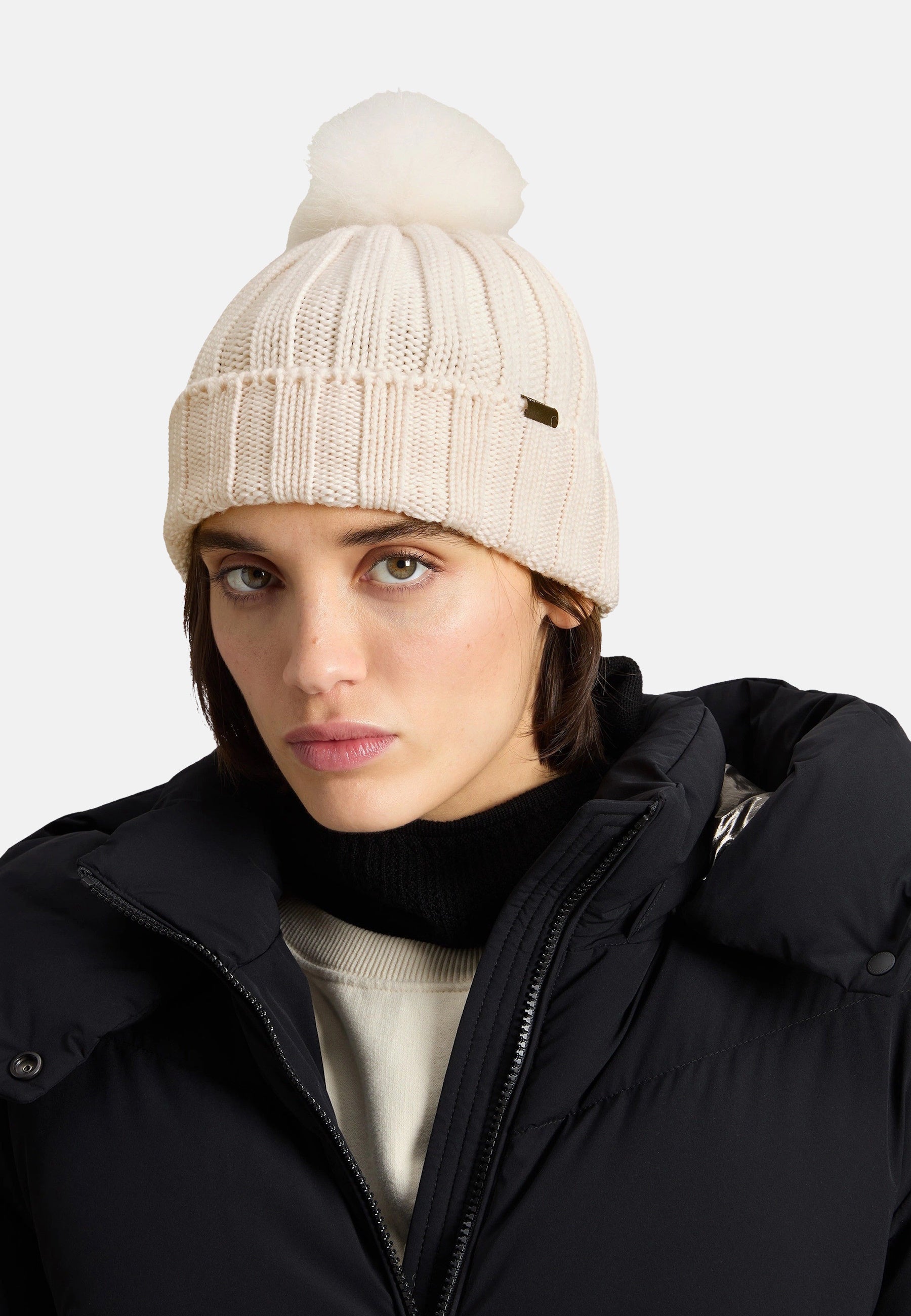 Woolrich CASHMERE POM POM Beanie