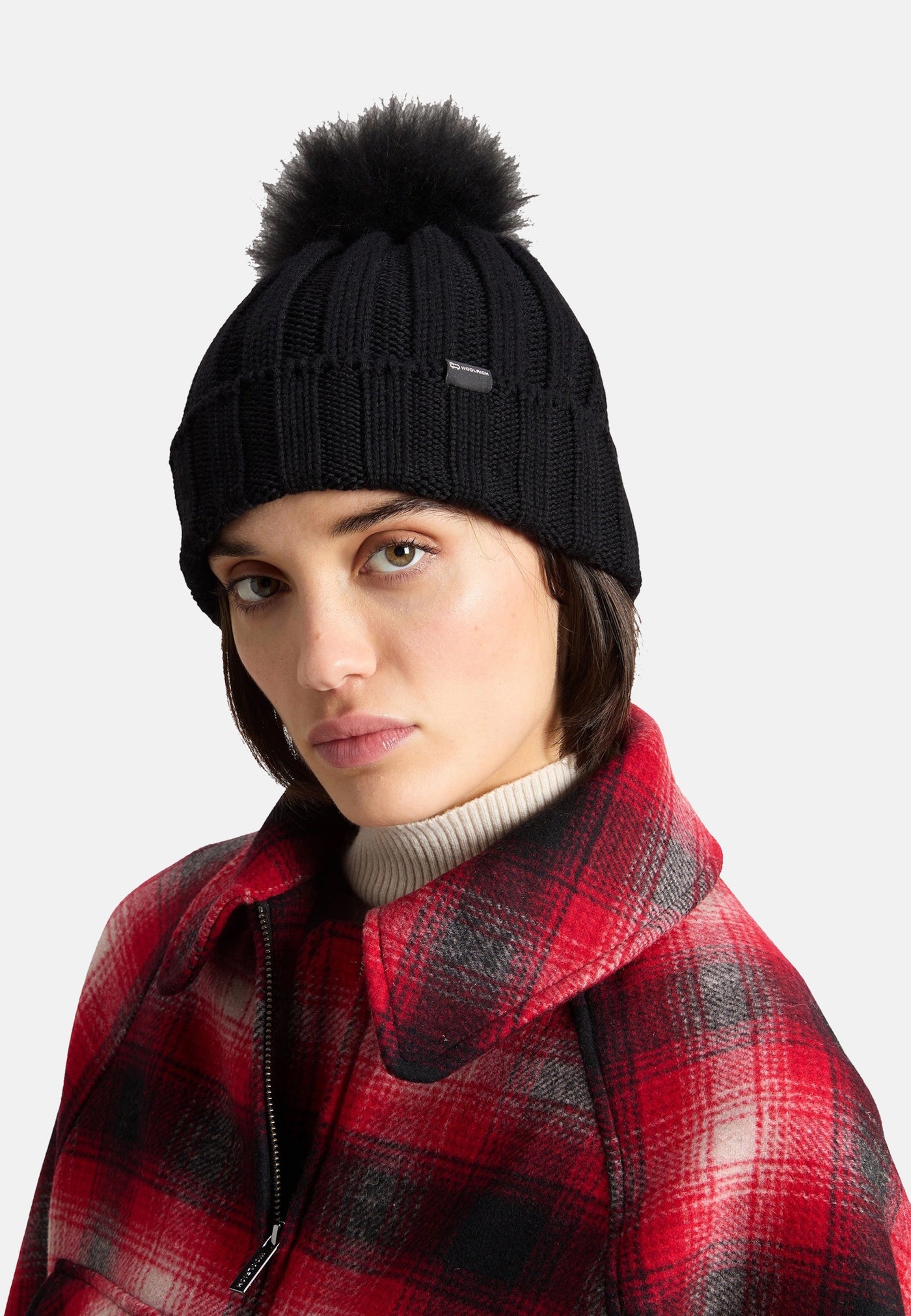 Woolrich CASHMERE POM POM Beanie