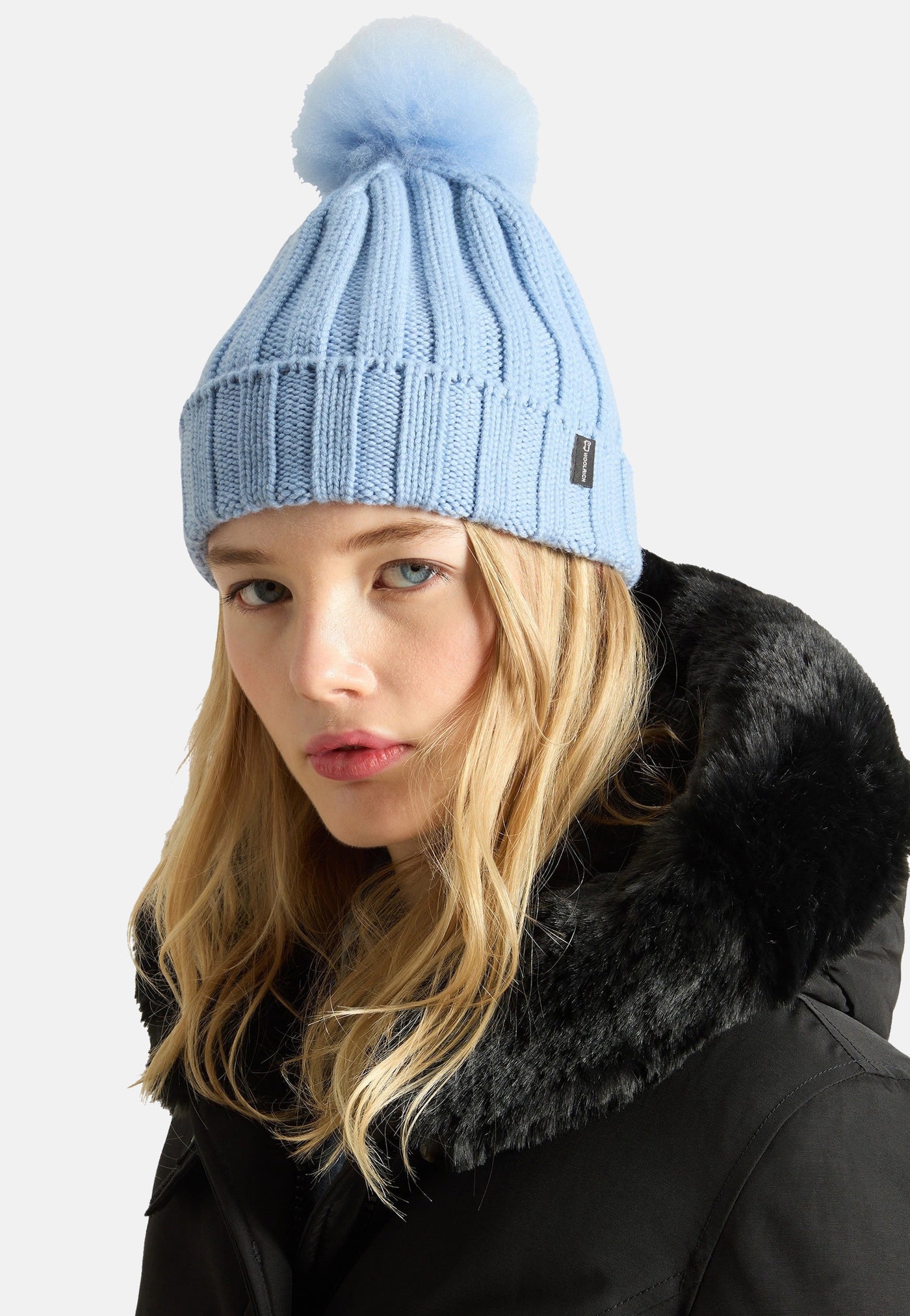 Woolrich CASHMERE POM POM Beanie