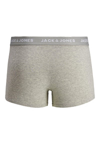 Jack & Jones Boxershorts BASIC PLAIN im 5 Pack mit elastischem Bund und Logoprint