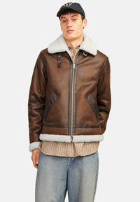 Jack & Jones COLE AVIATOR Lederjacke