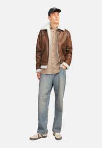 Jack & Jones COLE AVIATOR Lederjacke