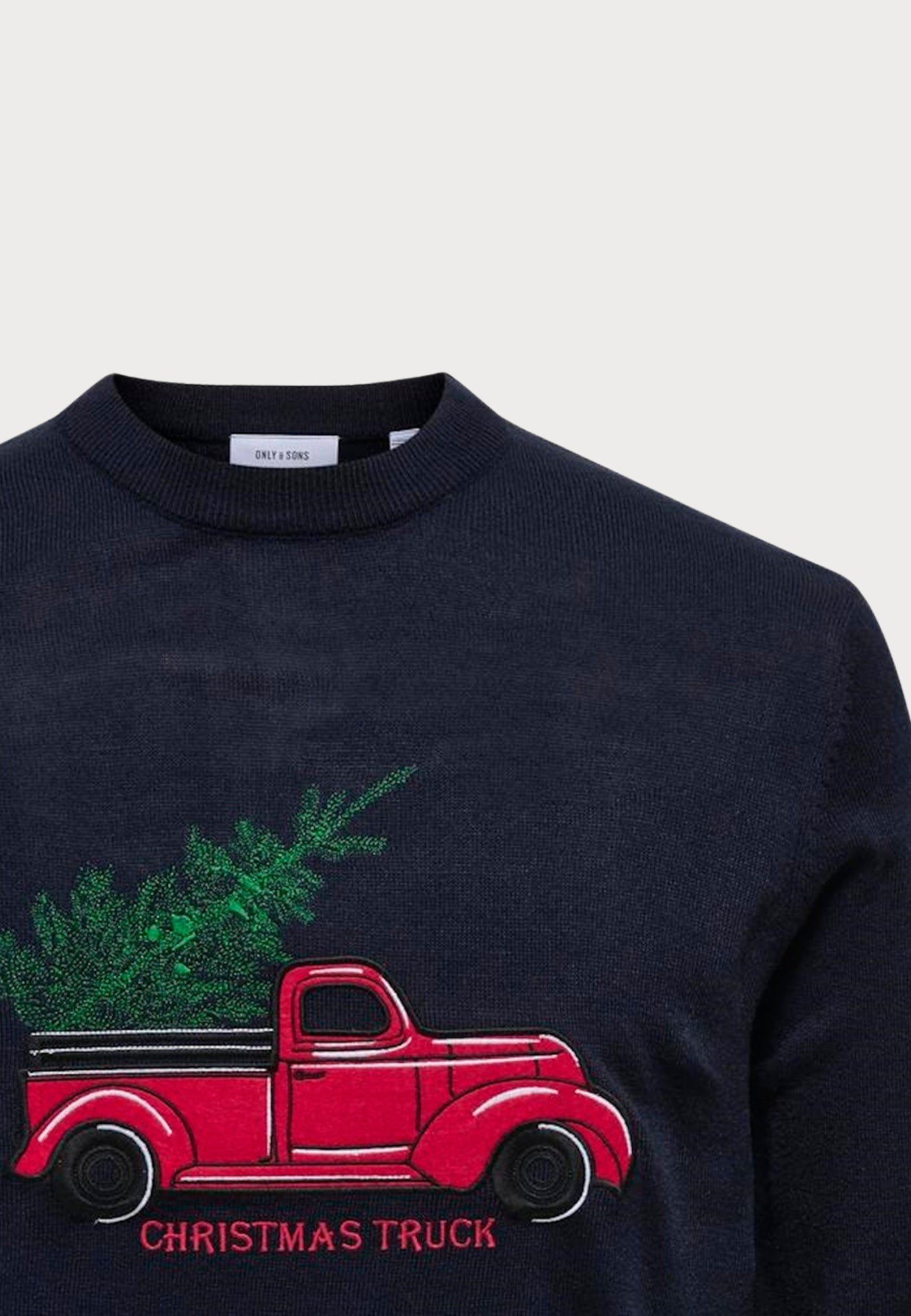 Only & Sons XMAS APLICATION Strickpullover R-Neck