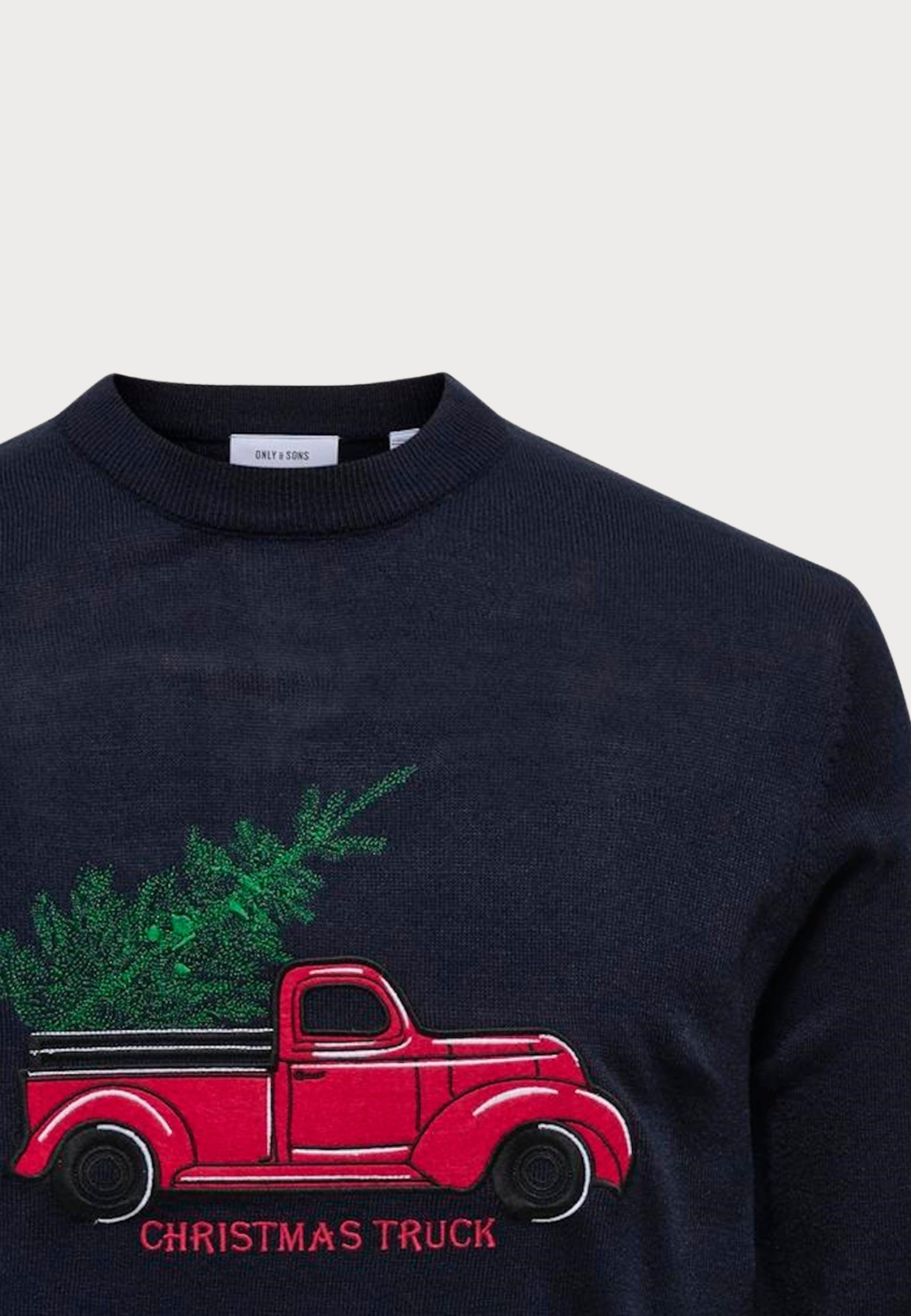 Only & Sons XMAS APLICATION Strickpullover R-Neck