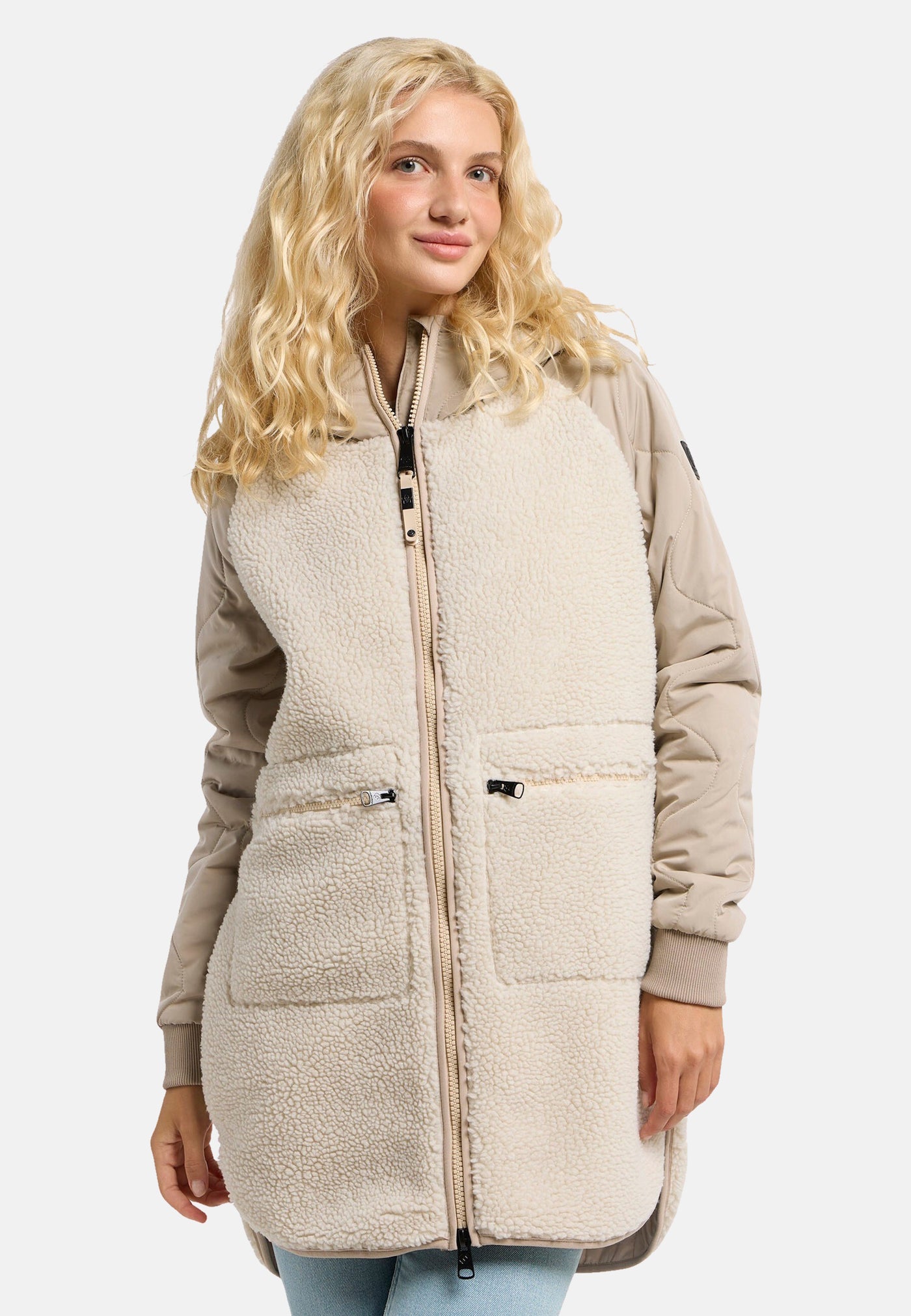 Ragwear Fellimitatmantel LONGEDDY